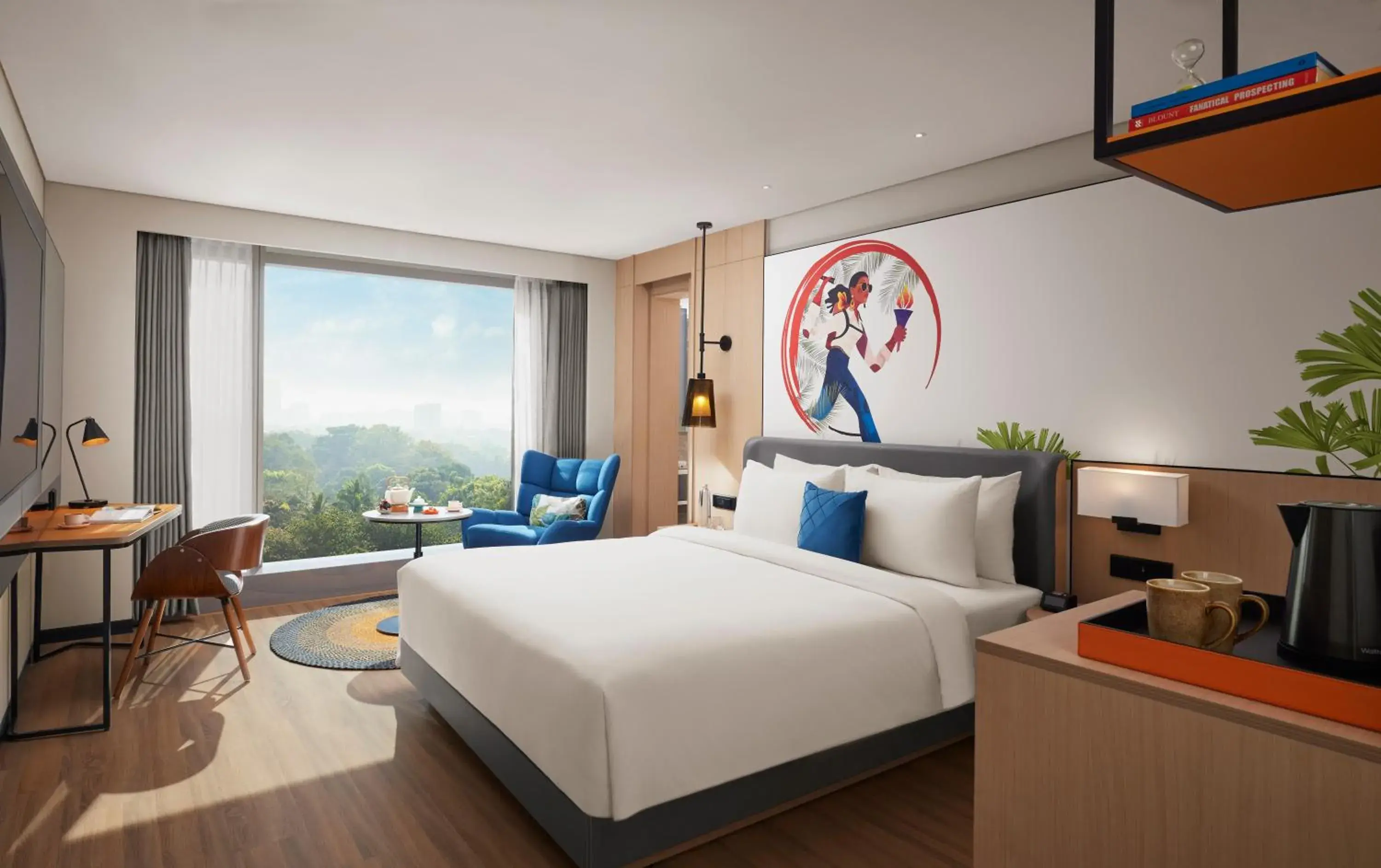 Deluxe King Room - single occupancy in Hyatt Centric Hebbal Bengaluru Deluxe King Room - single occupancy in Hyatt Centric Hebbal Bengaluru