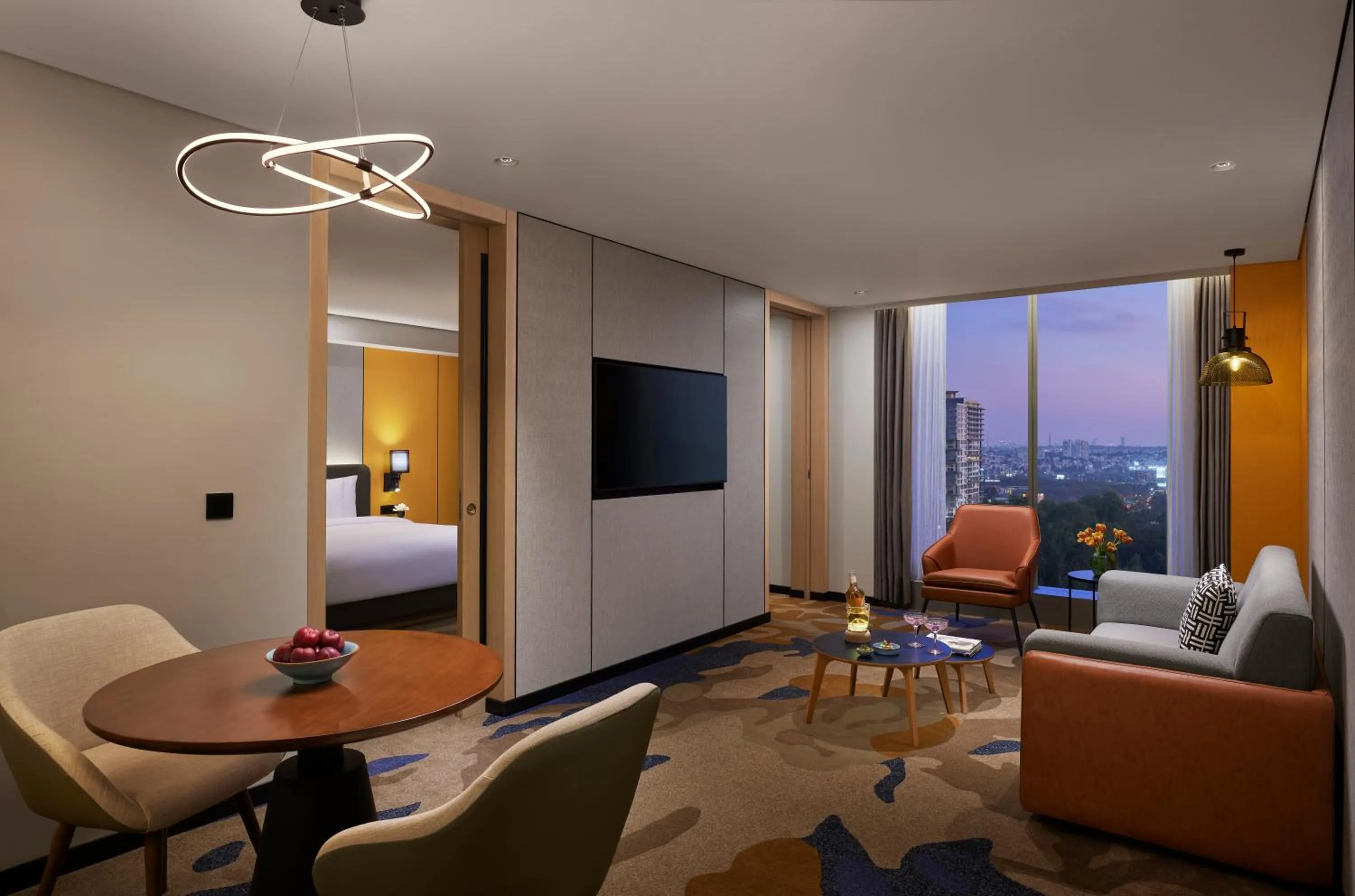 TV and multimedia, Bed in Hyatt Centric Hebbal Bengaluru