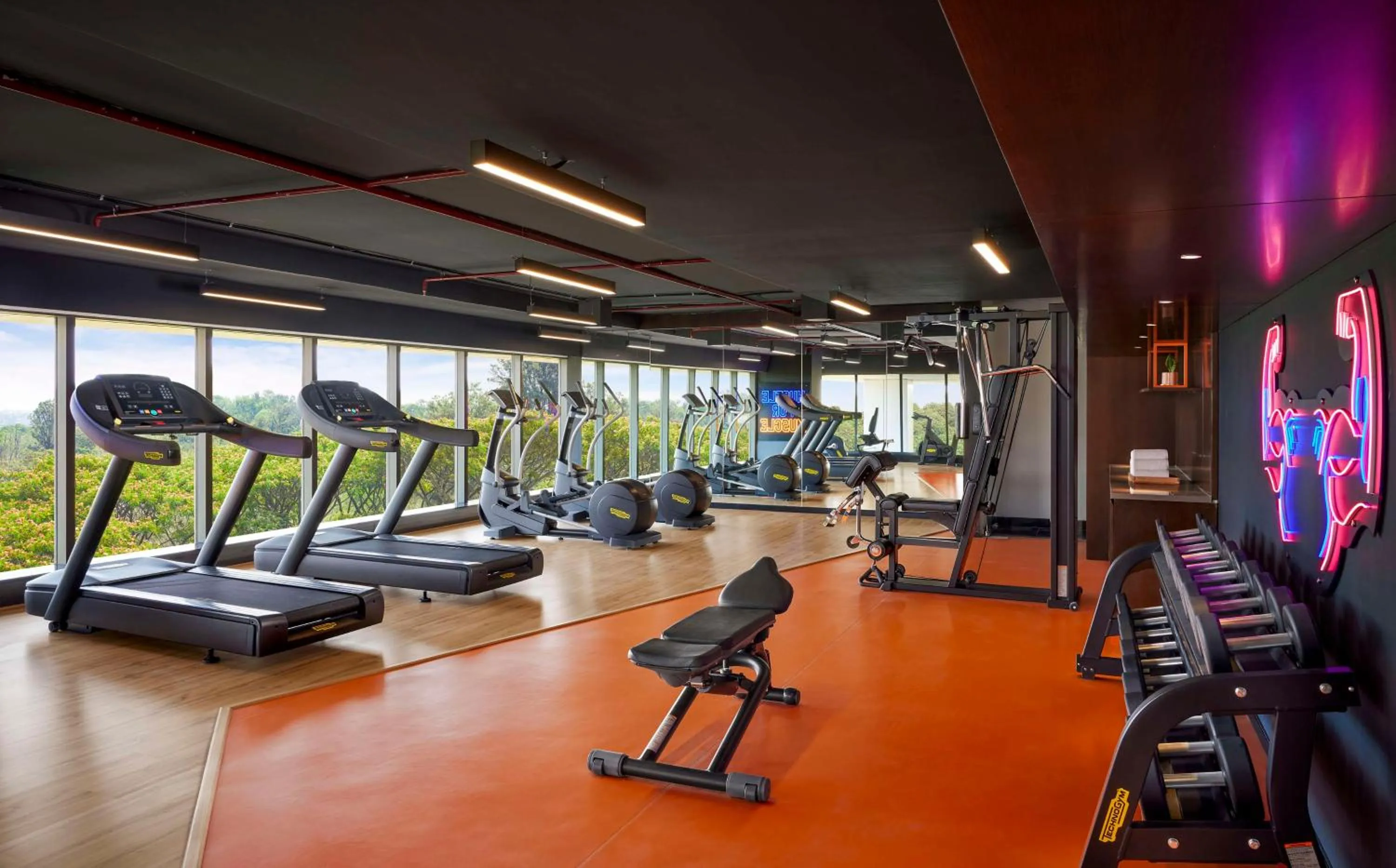 Fitness centre/facilities in Hyatt Centric Hebbal Bengaluru