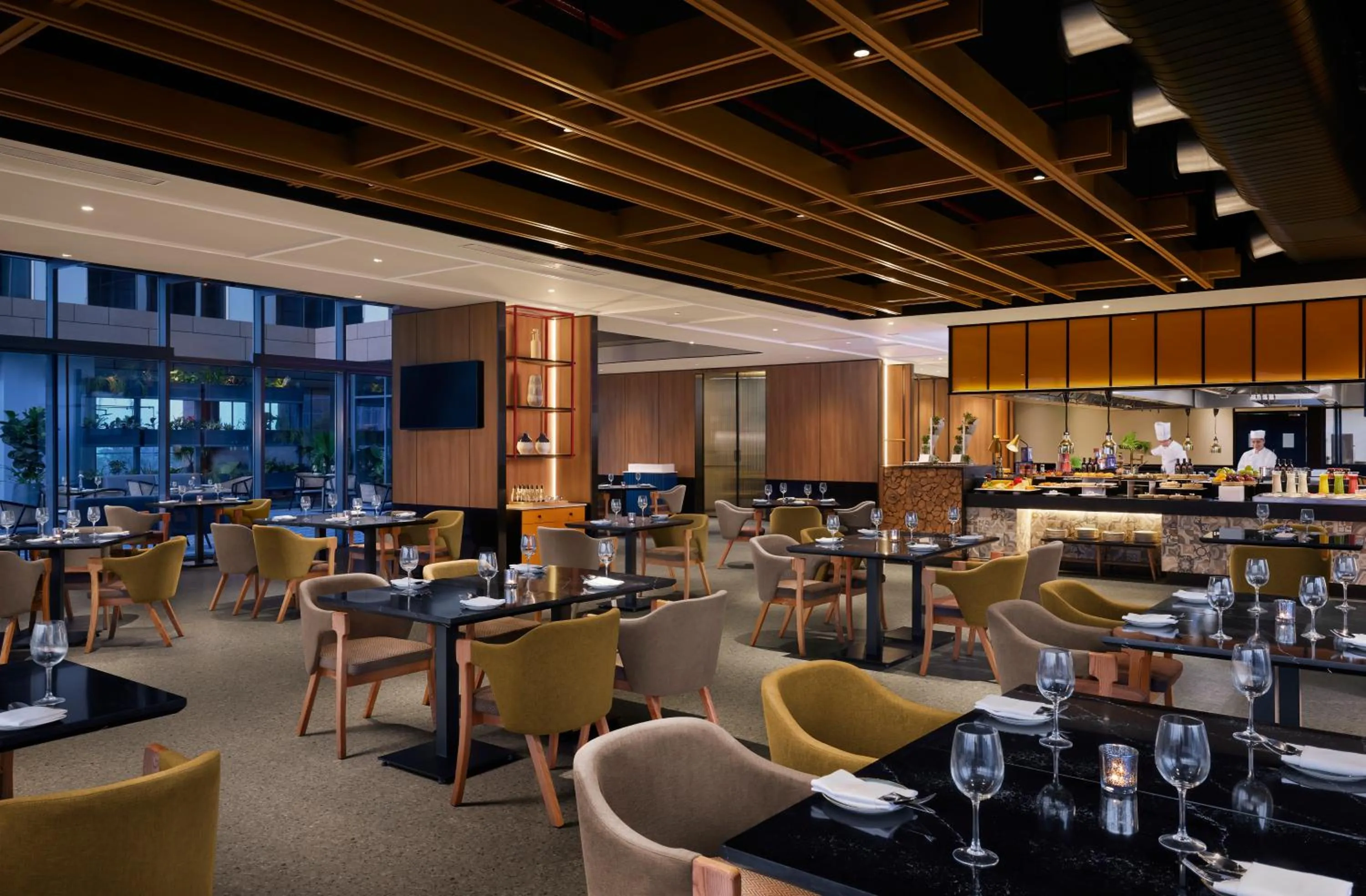 Restaurant/places to eat in Hyatt Centric Hebbal Bengaluru