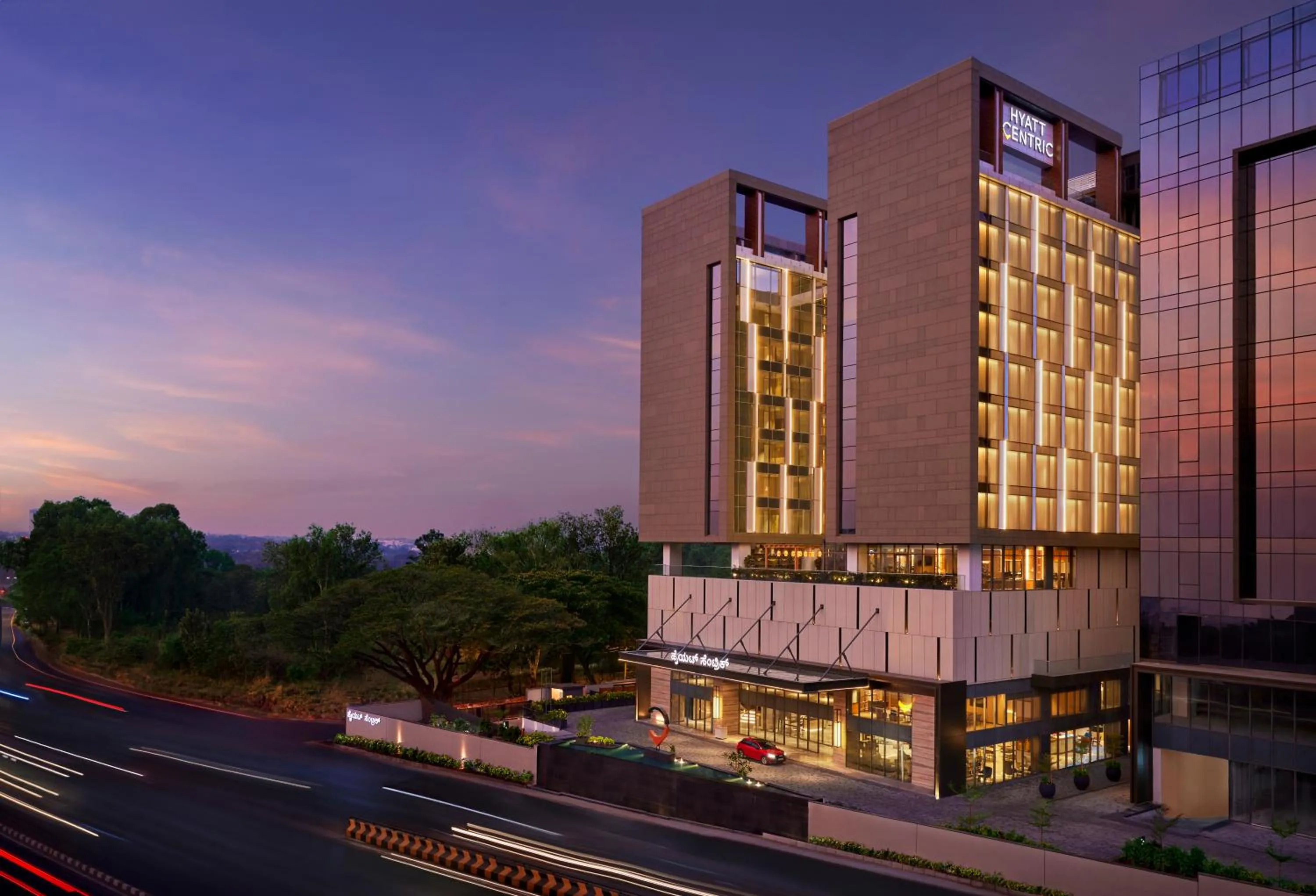 Facade/entrance in Hyatt Centric Hebbal Bengaluru