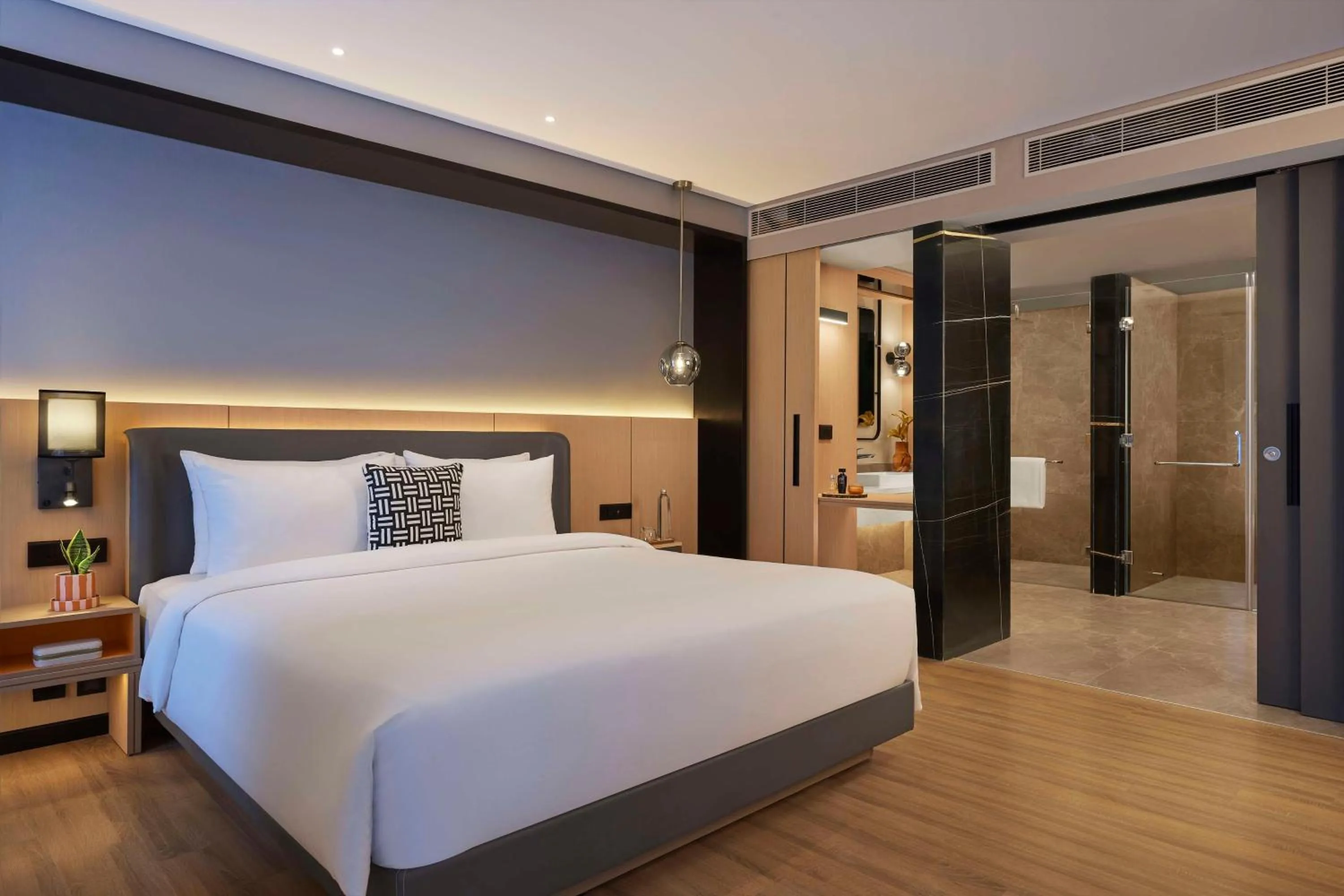 Photo of the whole room, Bed in Hyatt Centric Hebbal Bengaluru