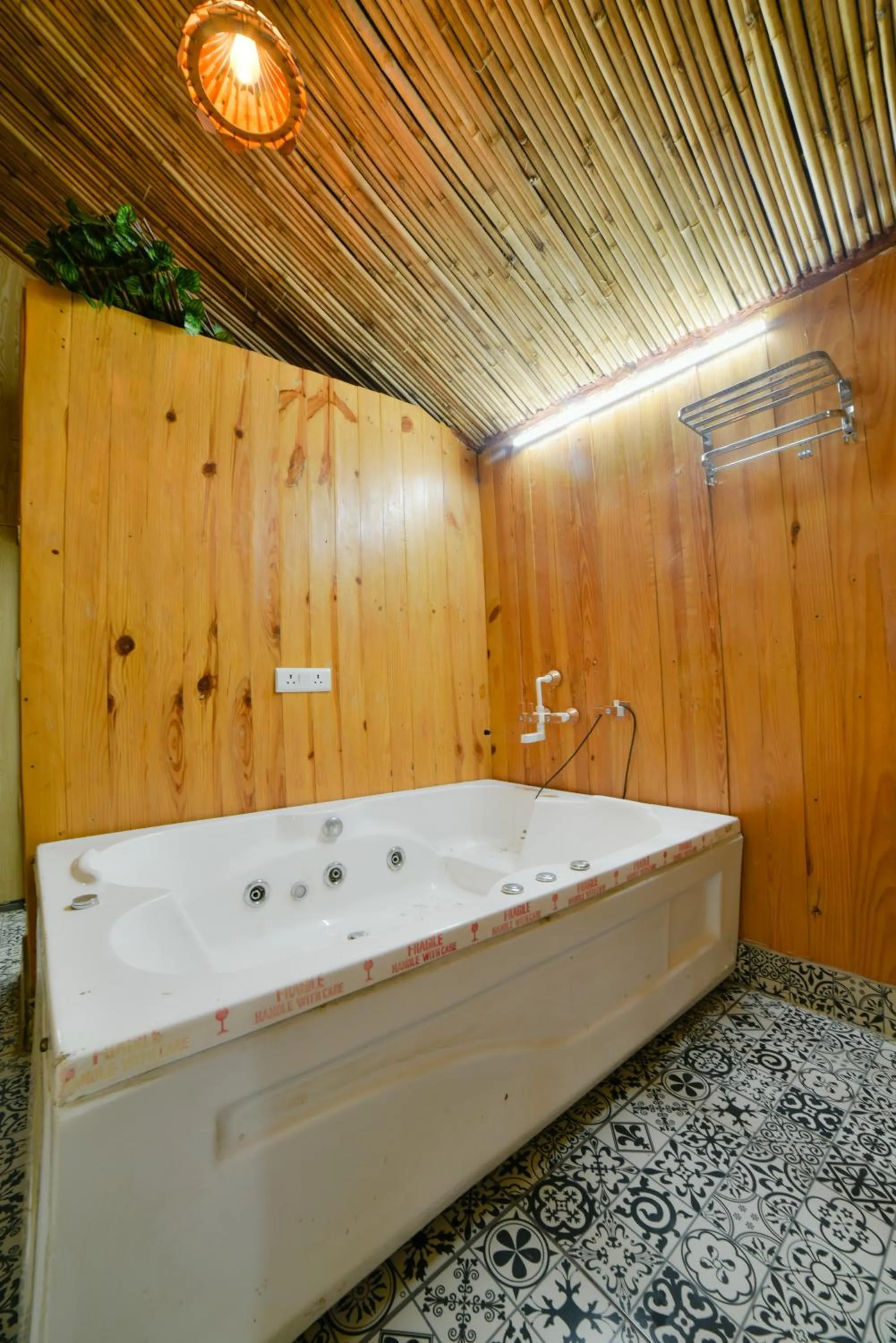 Bathroom in SAMALIA AGRO RESORT VRINDAVAN