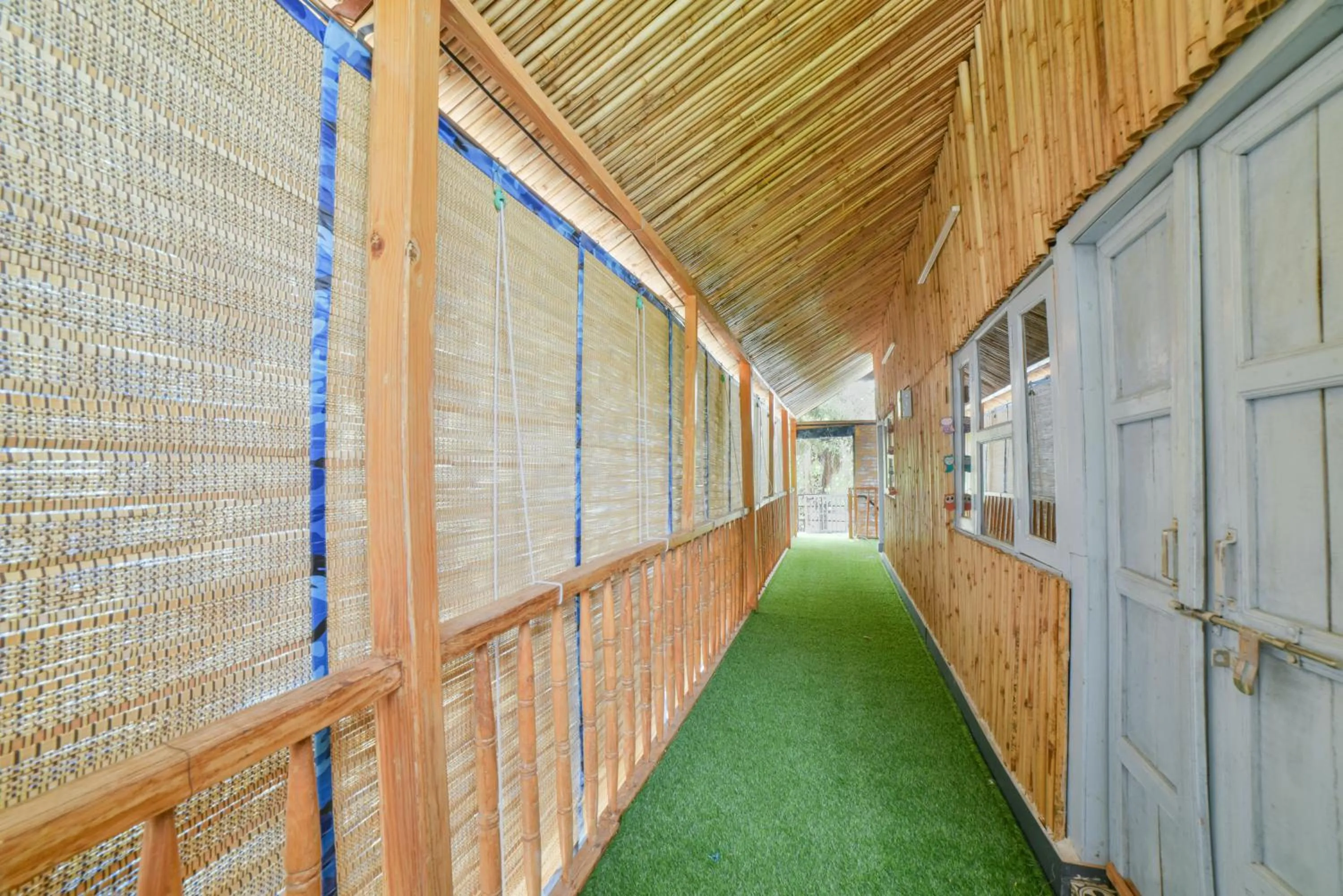 Balcony/Terrace in SAMALIA AGRO RESORT VRINDAVAN