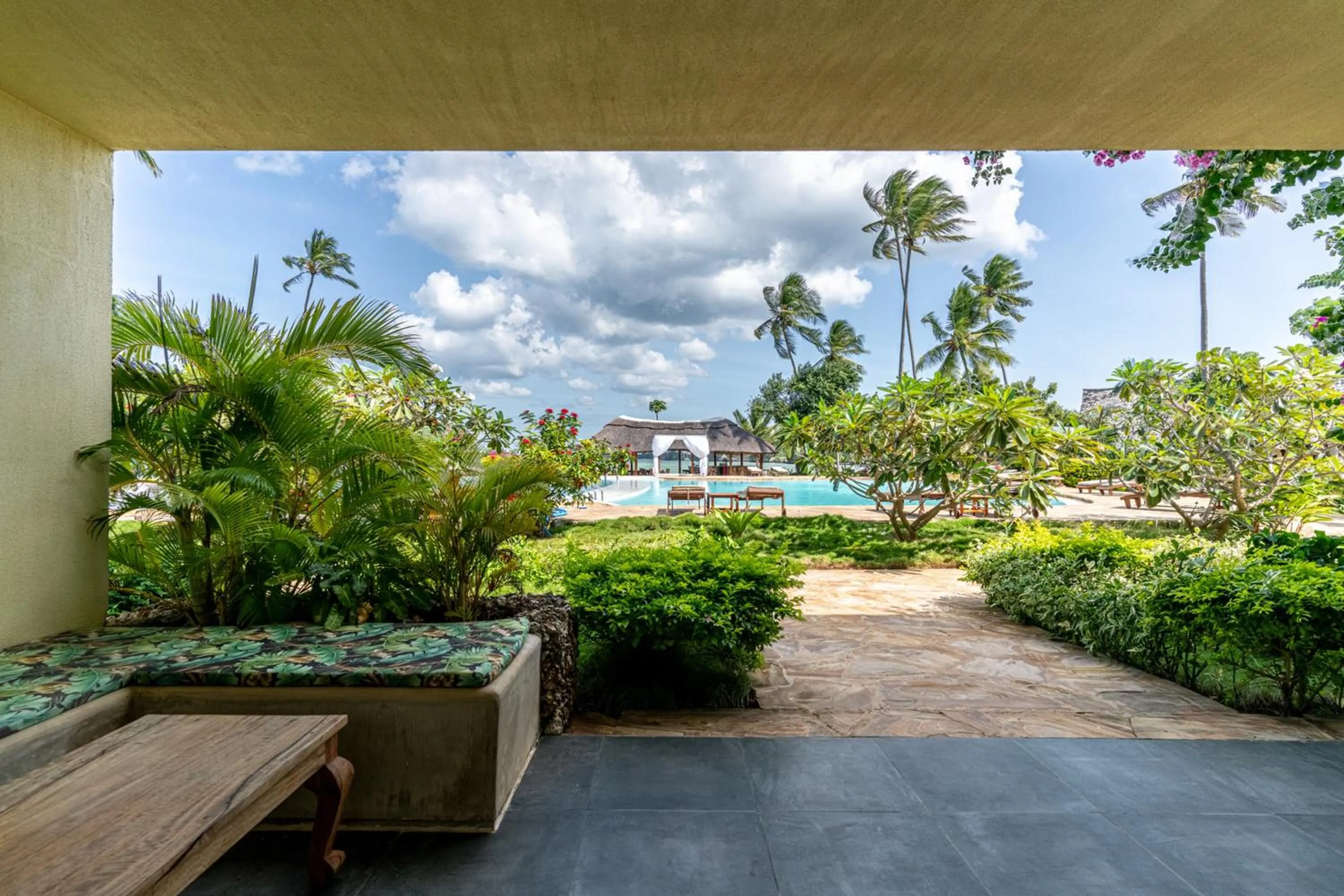 Patio in Maharaja Boutique Hotel Zanzibar