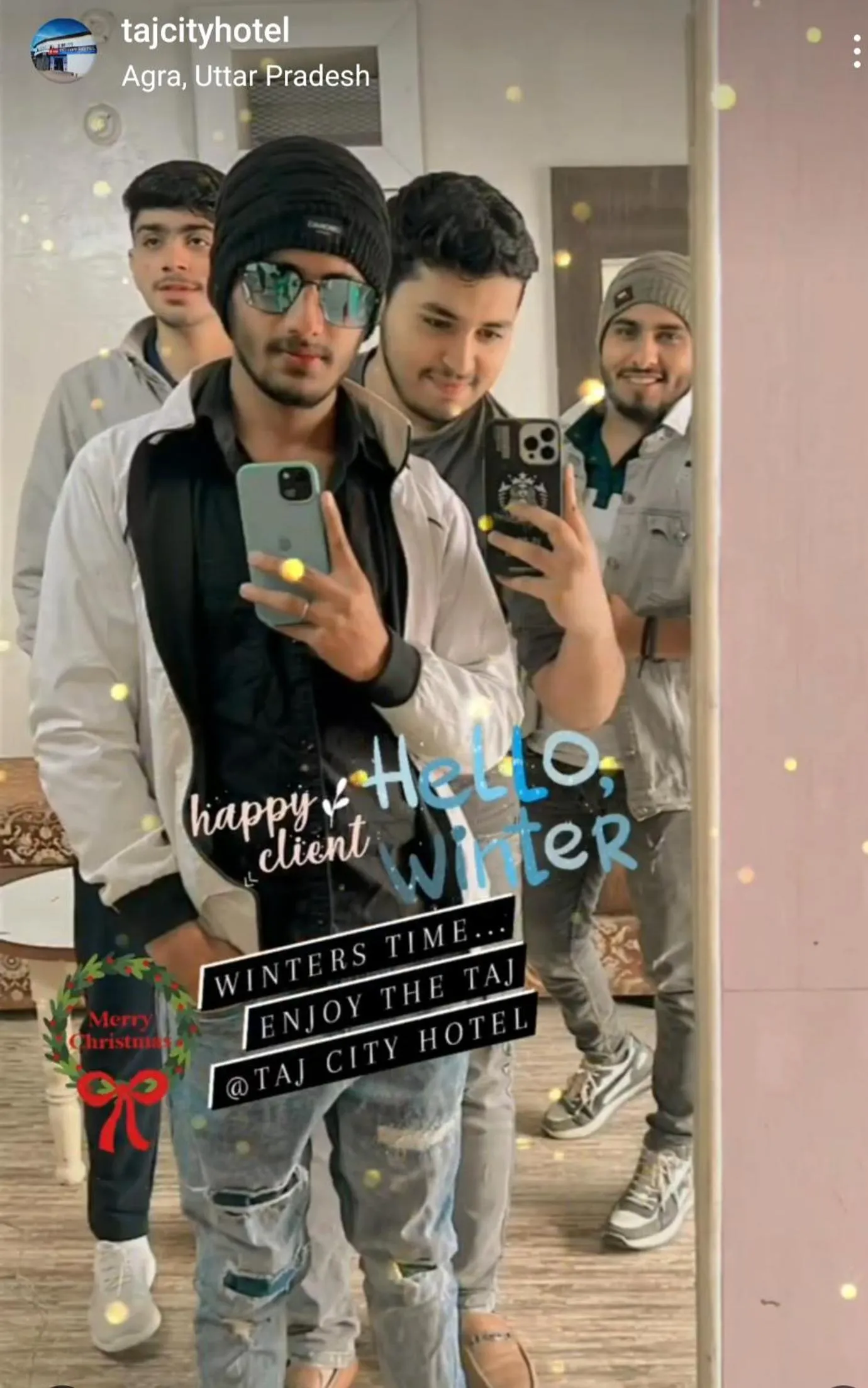 People in Taj City Hotel