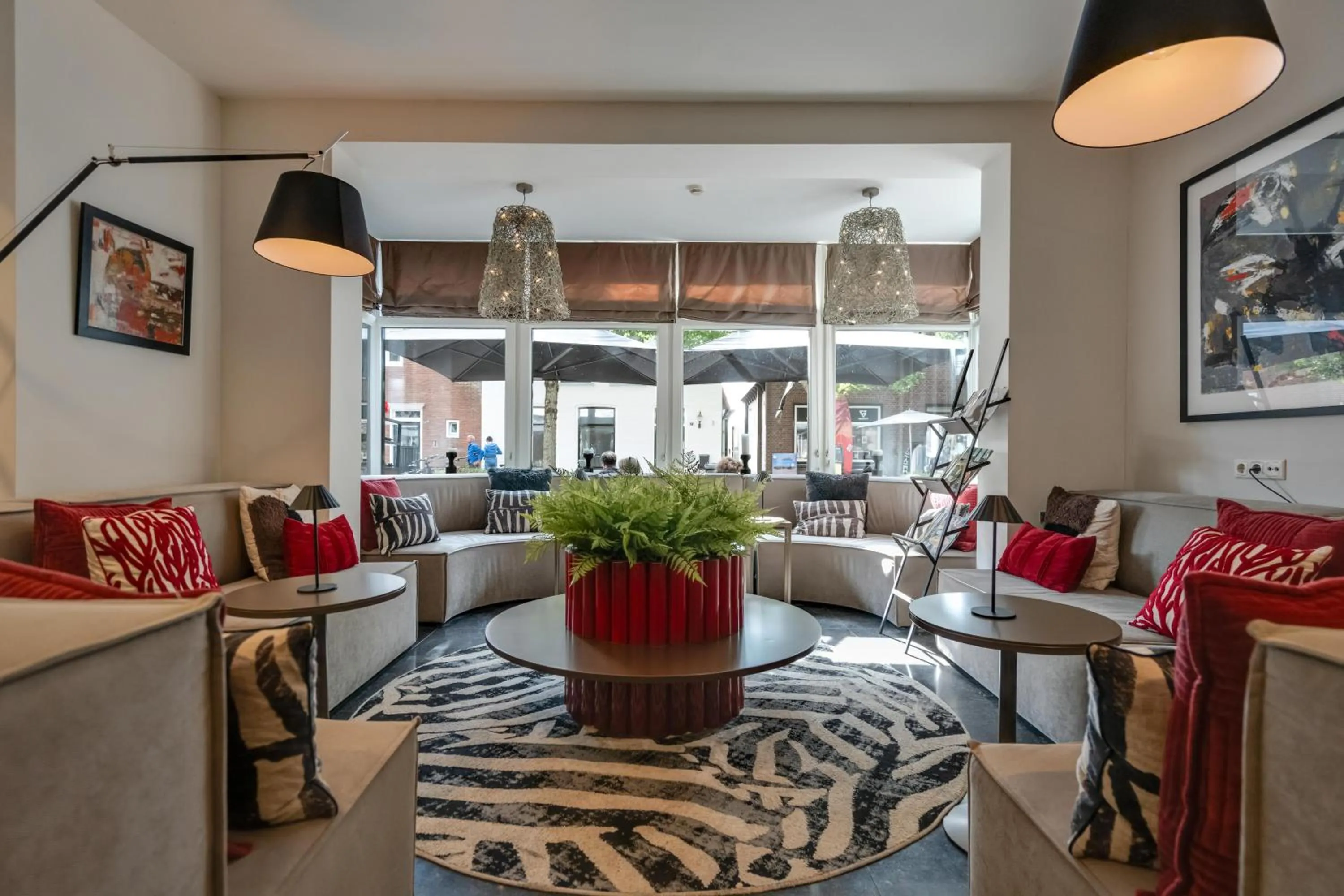 Lobby or reception in Badhotel Bruin