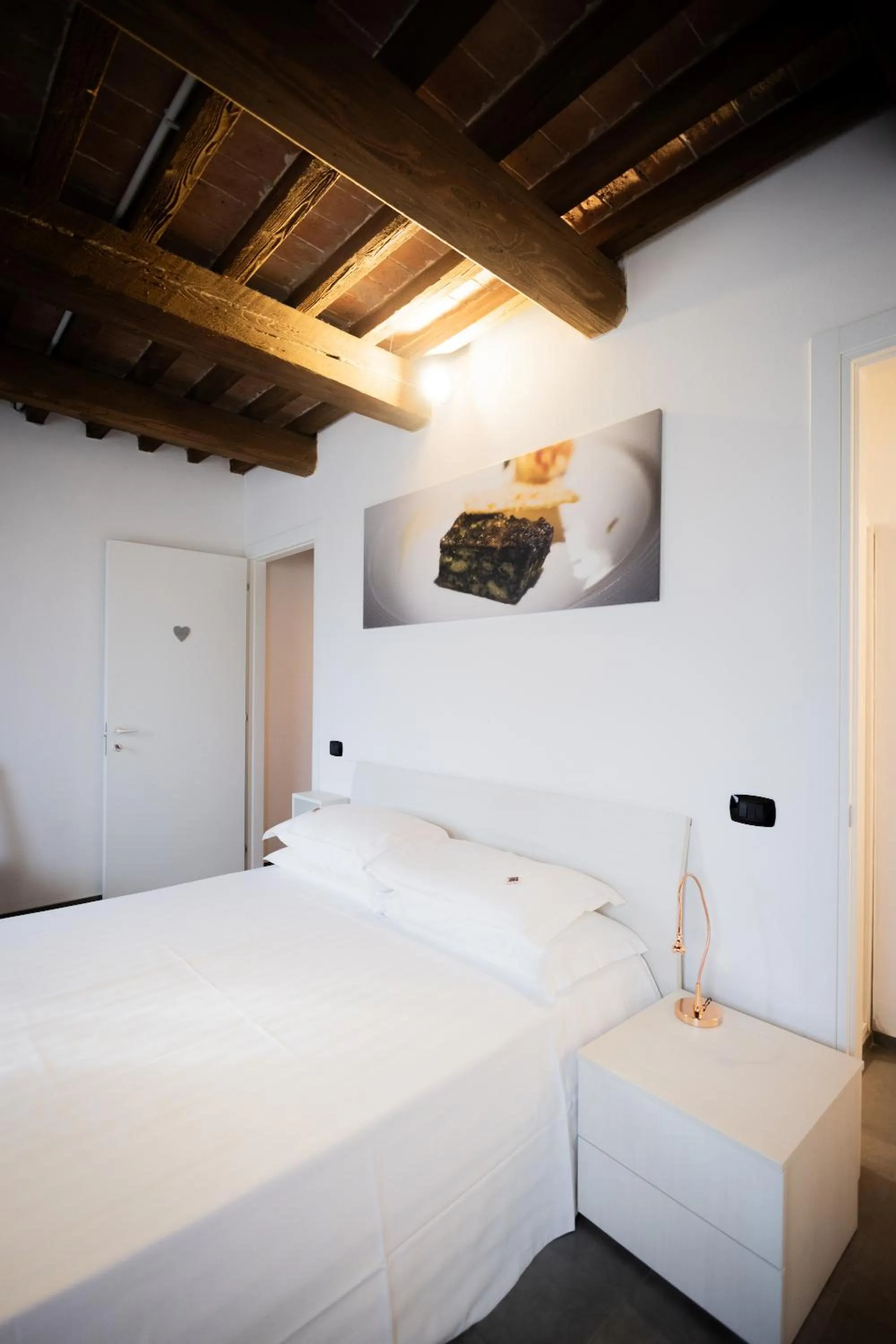 Bed in LA CASCINA DEL BALSAMICO b&b