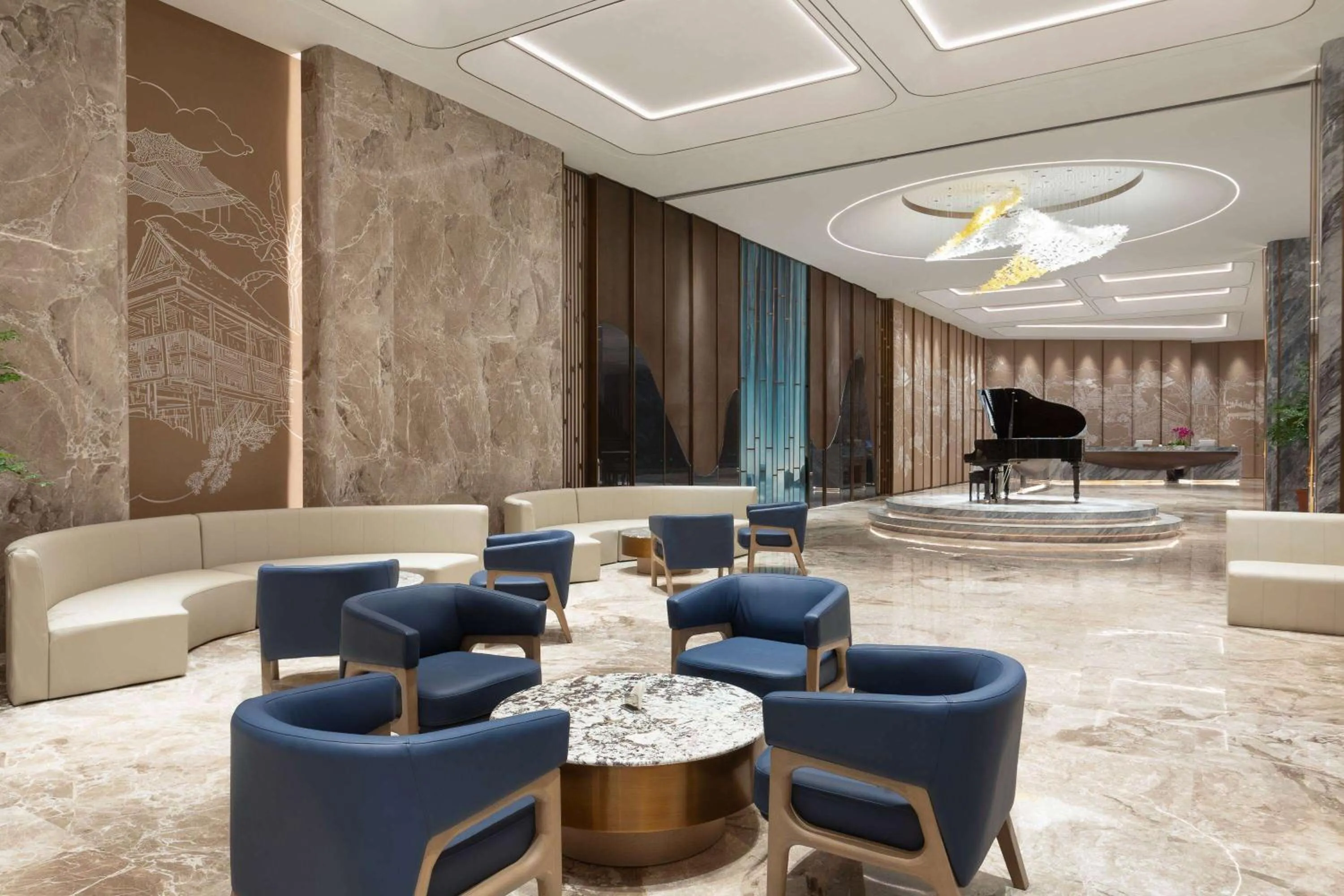 Lobby or reception in Wyndham Xishuangbanna Qingquan