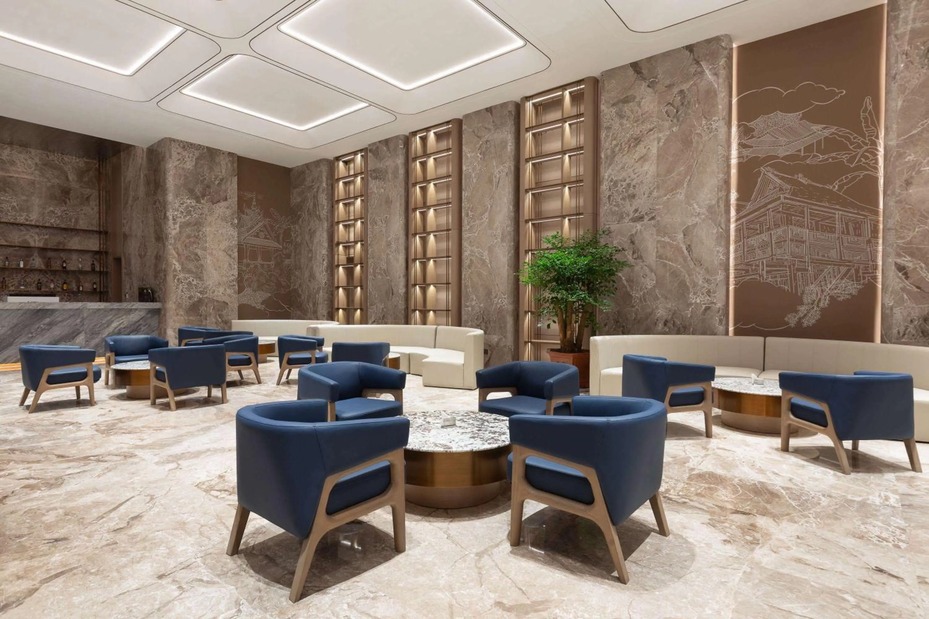 Lobby or reception in Wyndham Xishuangbanna Qingquan