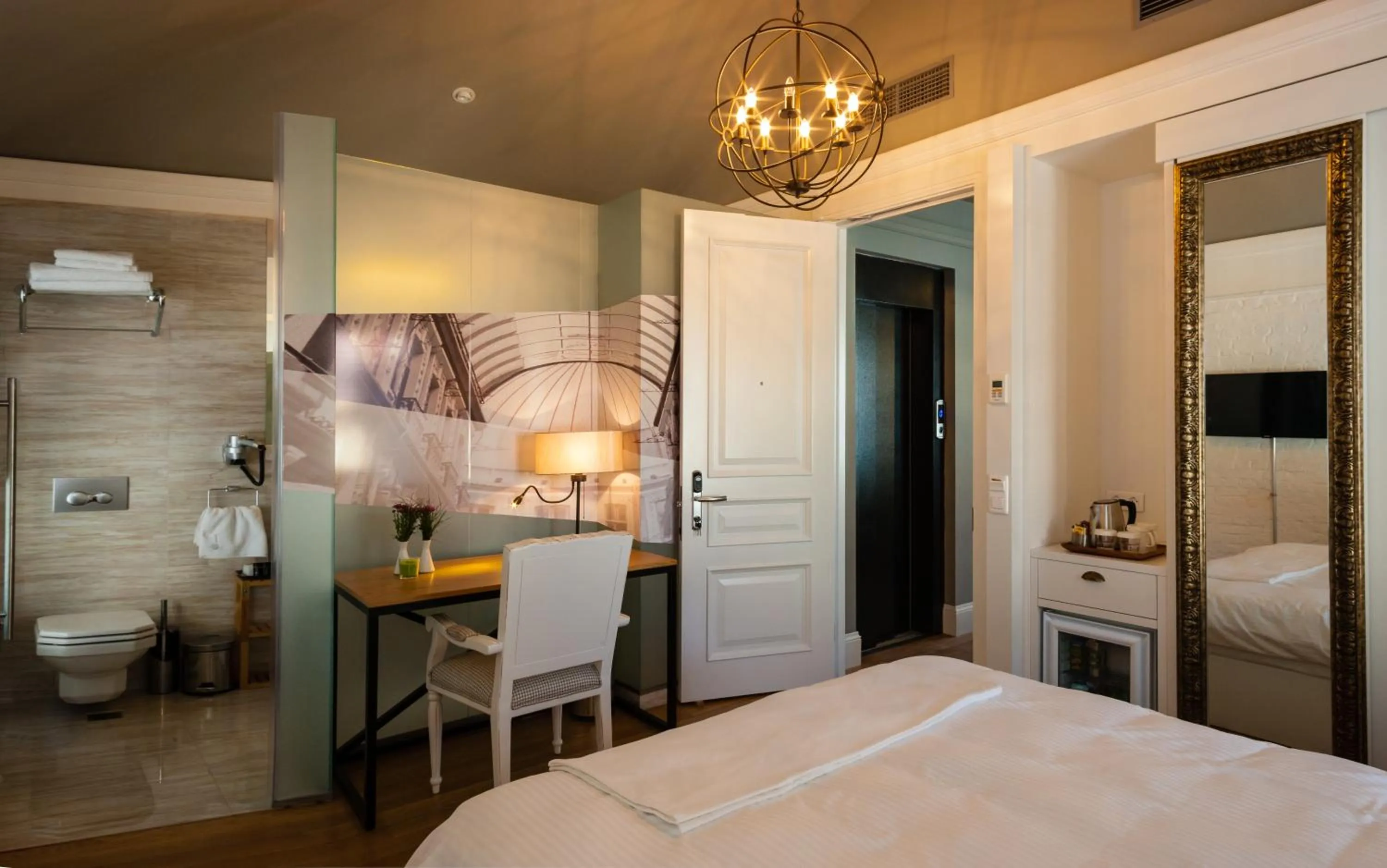 Bed in Pino Verde Hotel