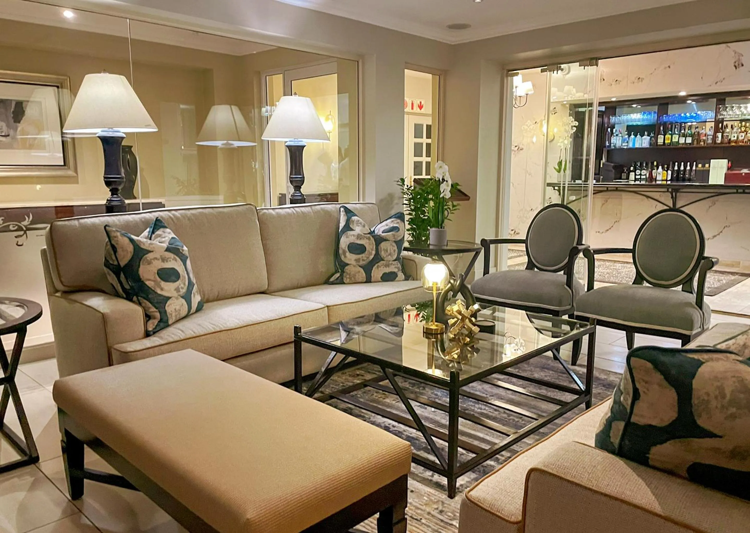 Living room in 10 2nd Avenue Houghton Estate by Dream Resorts