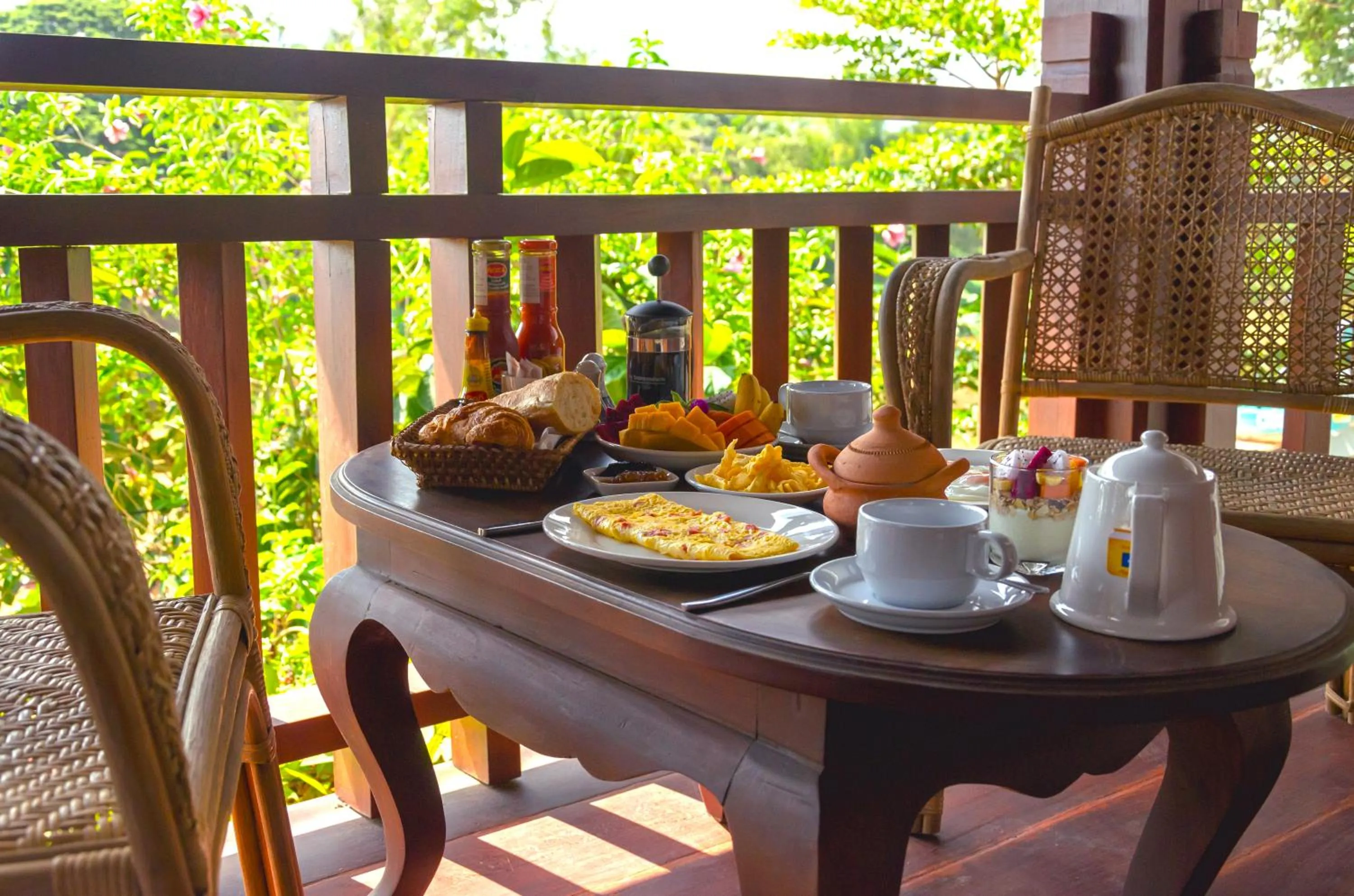 Balcony/Terrace in Villa Khili Namkhan