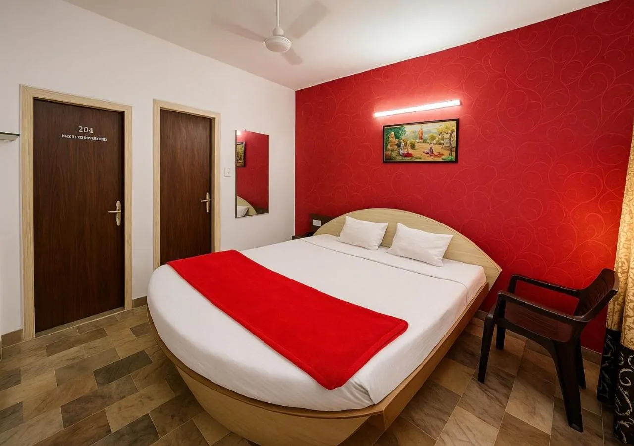 Bedroom, Bed in Stay Guru Usha Residency