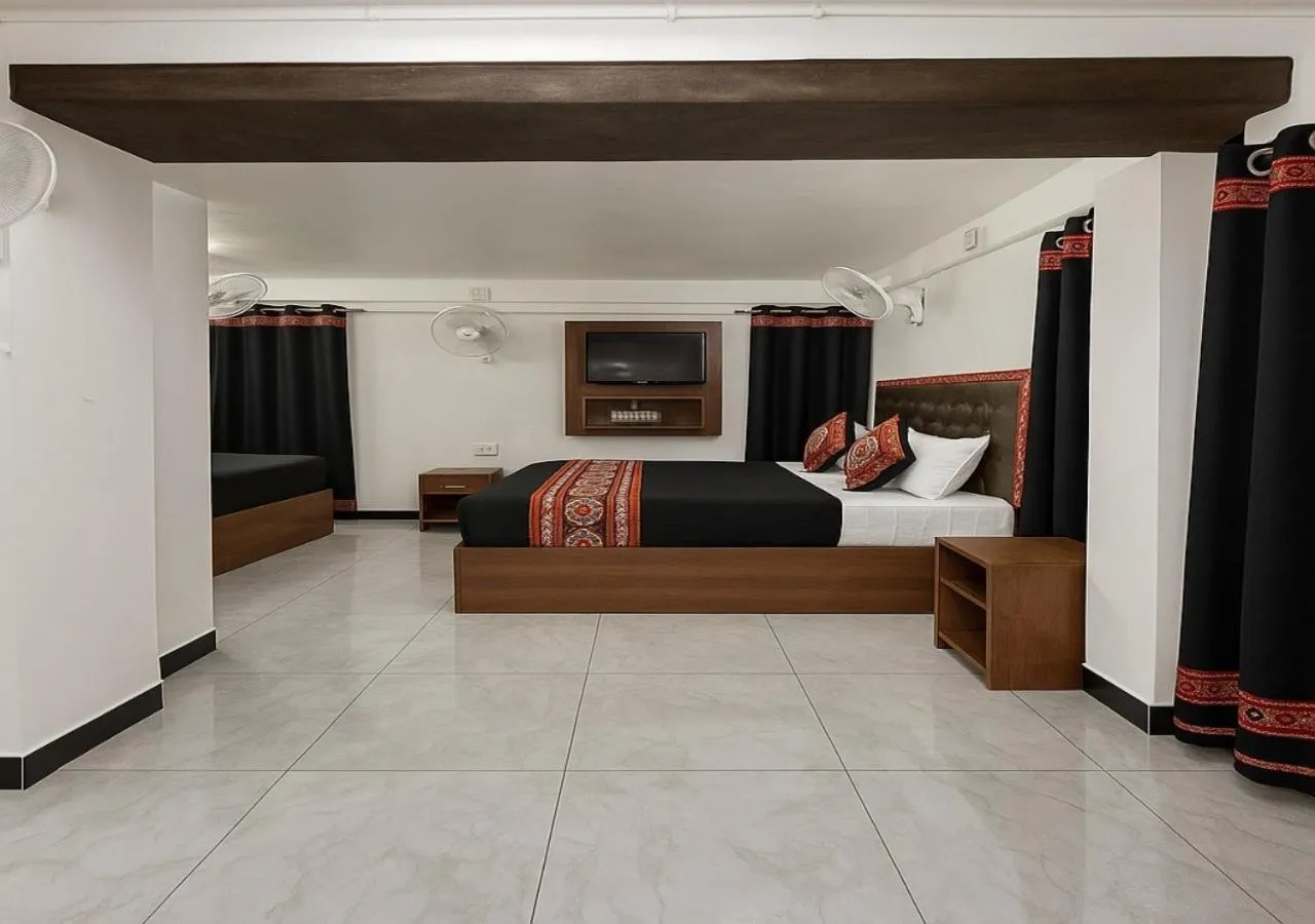 Bedroom, Bed in Stay Guru Usha Residency