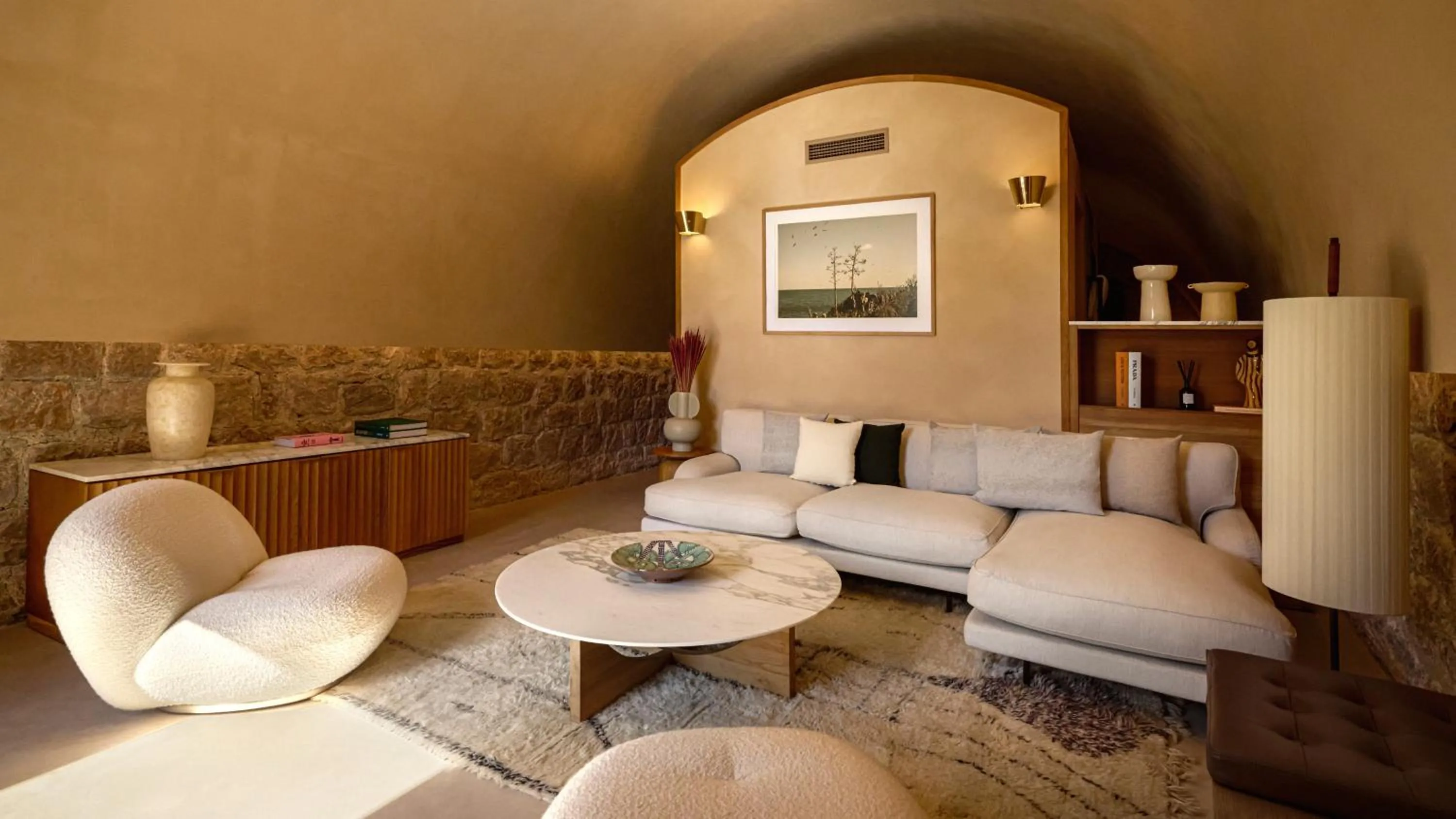 Living room in Mamula Island by Banyan Tree