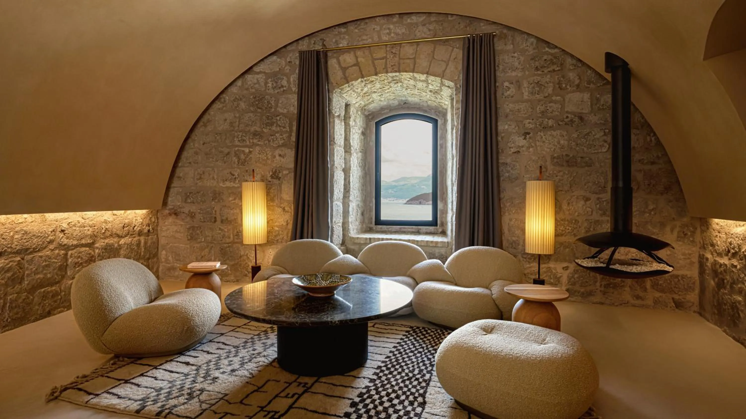 Living room in Mamula Island by Banyan Tree