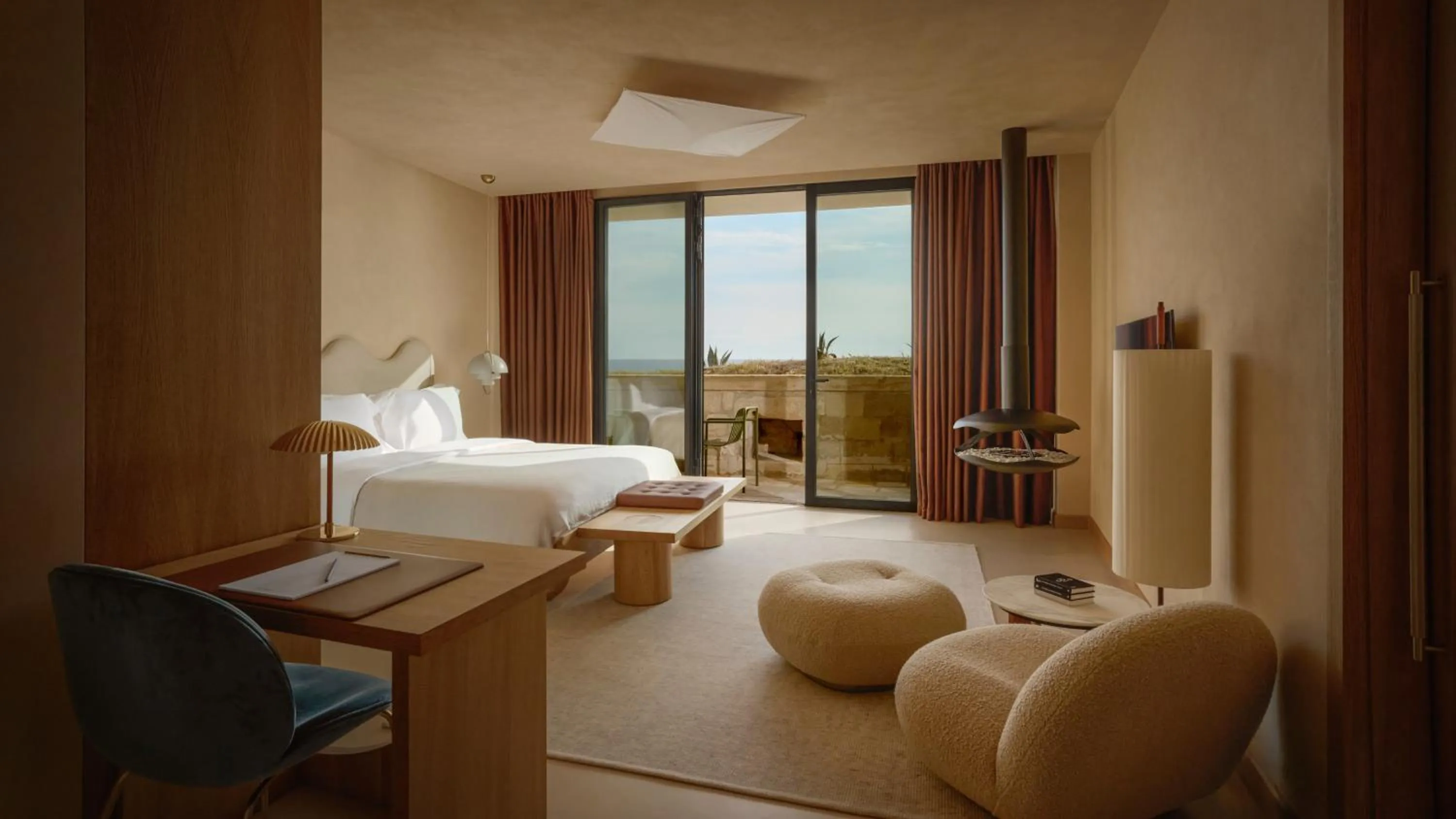 Bed in Mamula Island by Banyan Tree