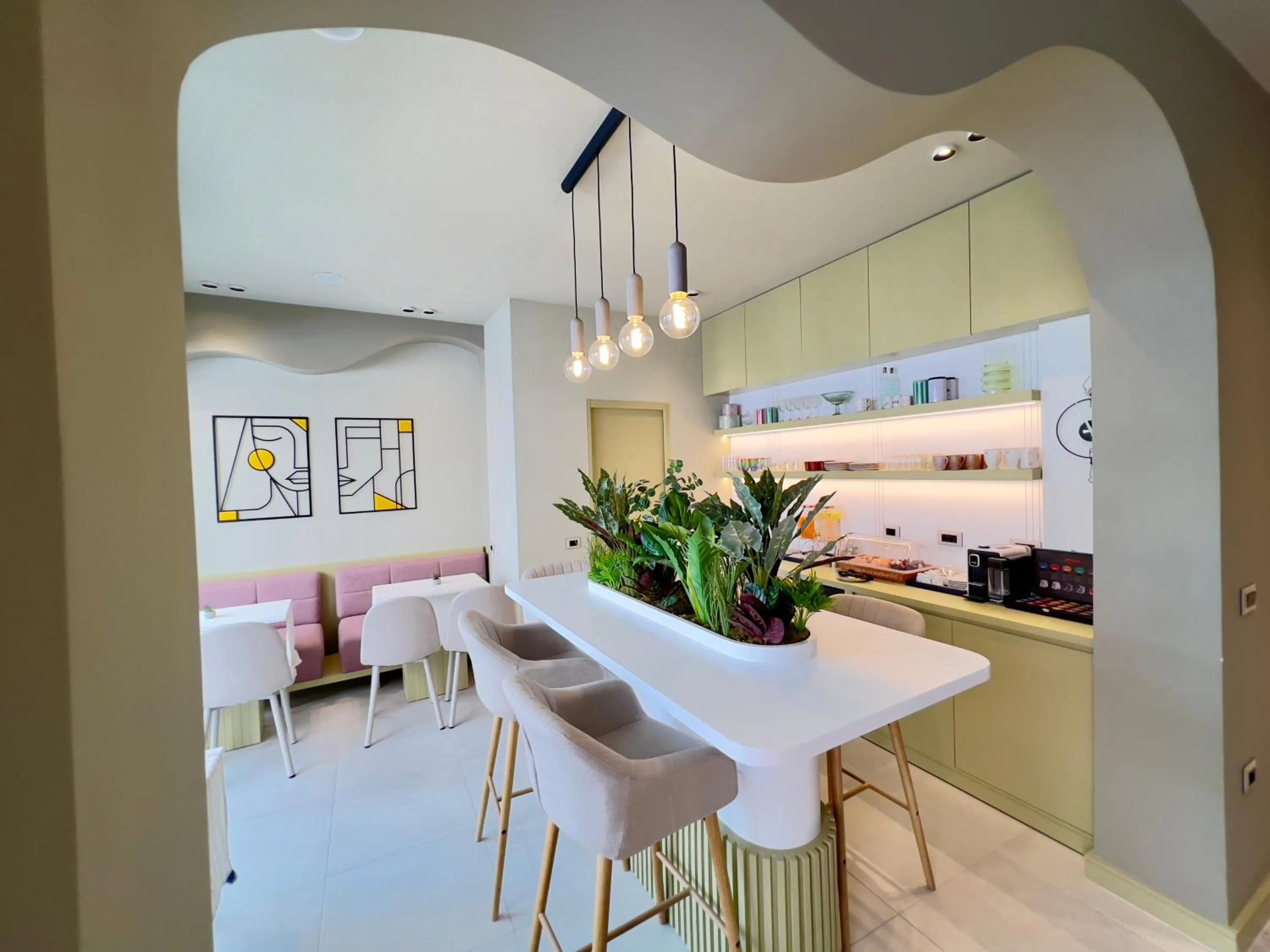 Seating area in Villa Noem