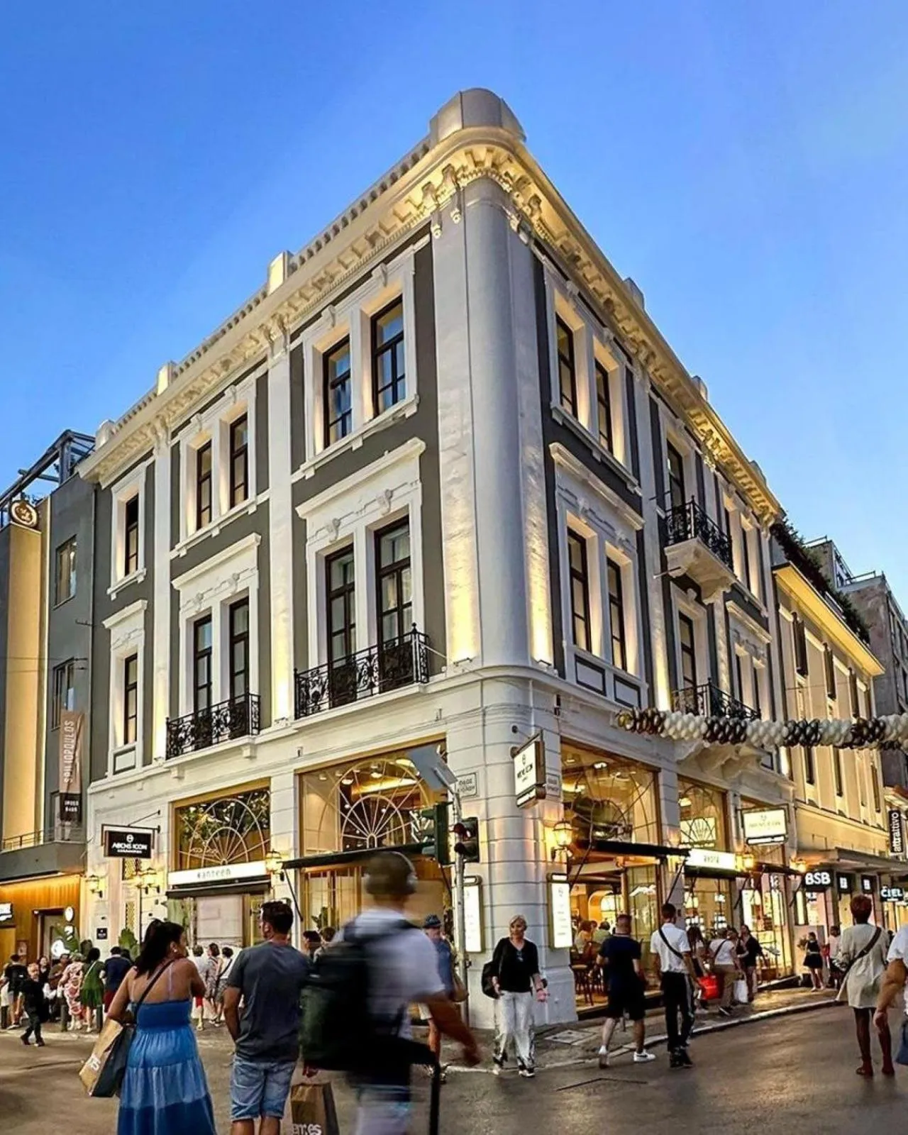 Property building in Athens Icon Collection