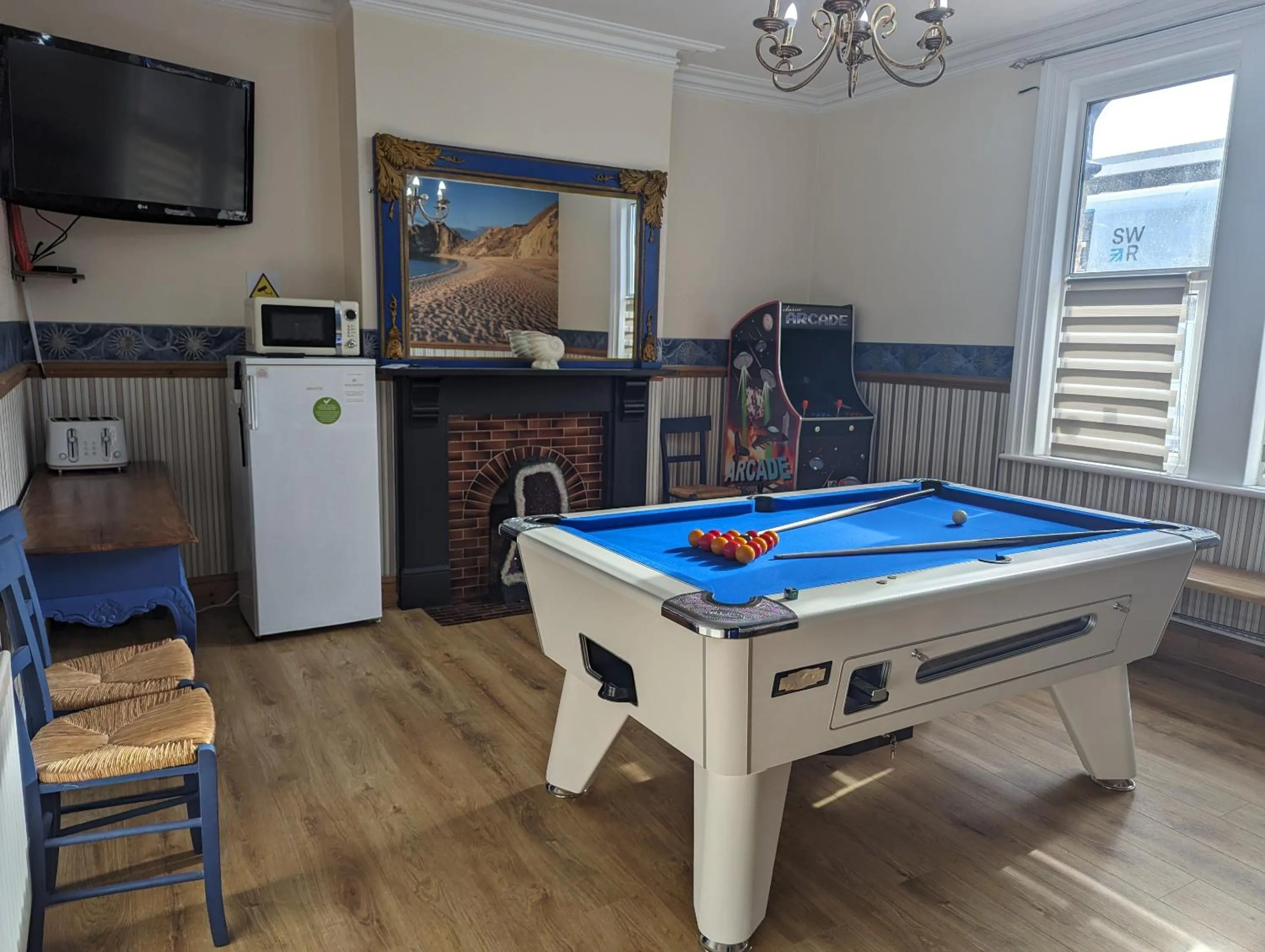 Living room in Jurassic Bay Holidays