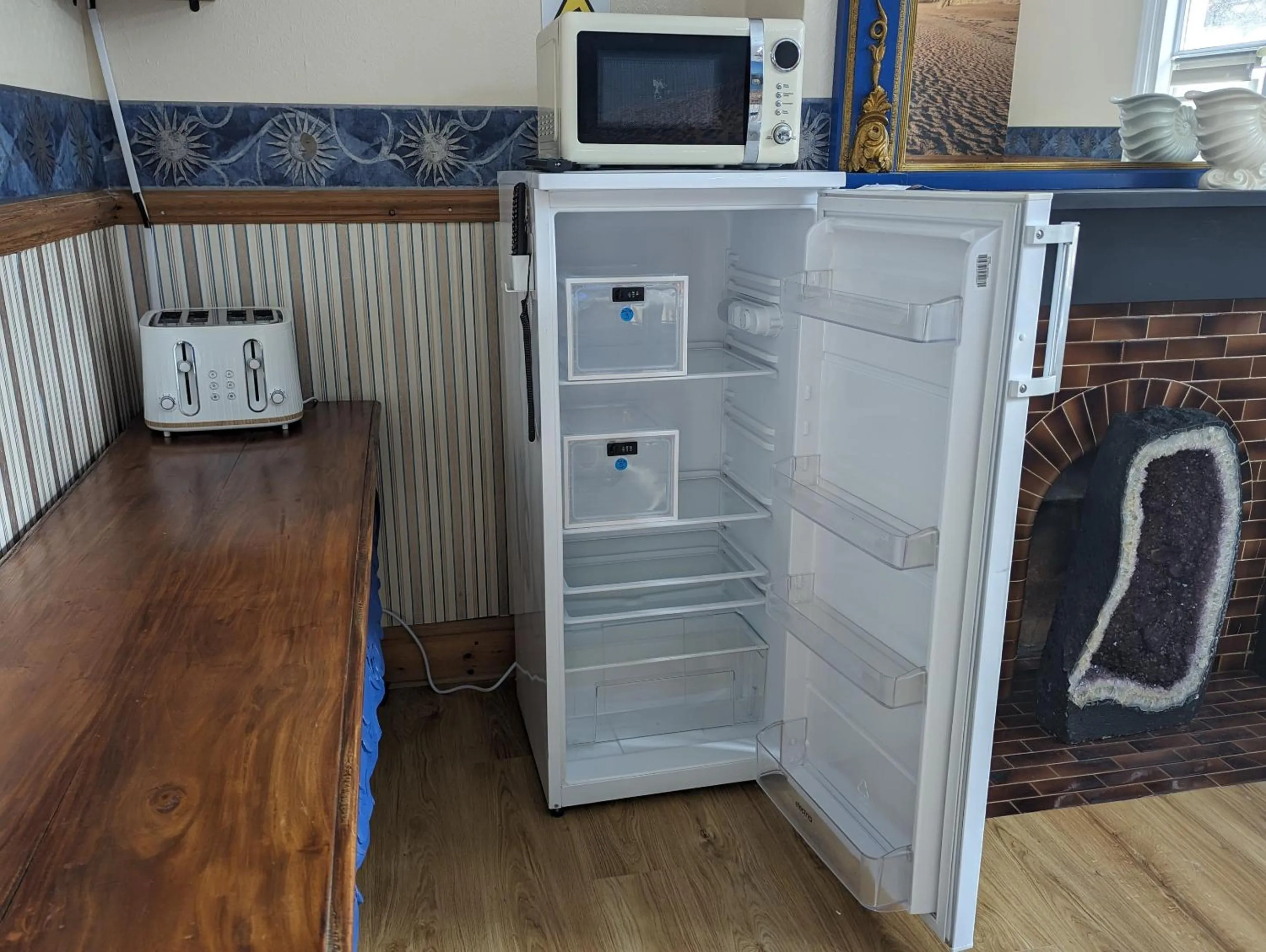 Living room in Jurassic Bay Holidays