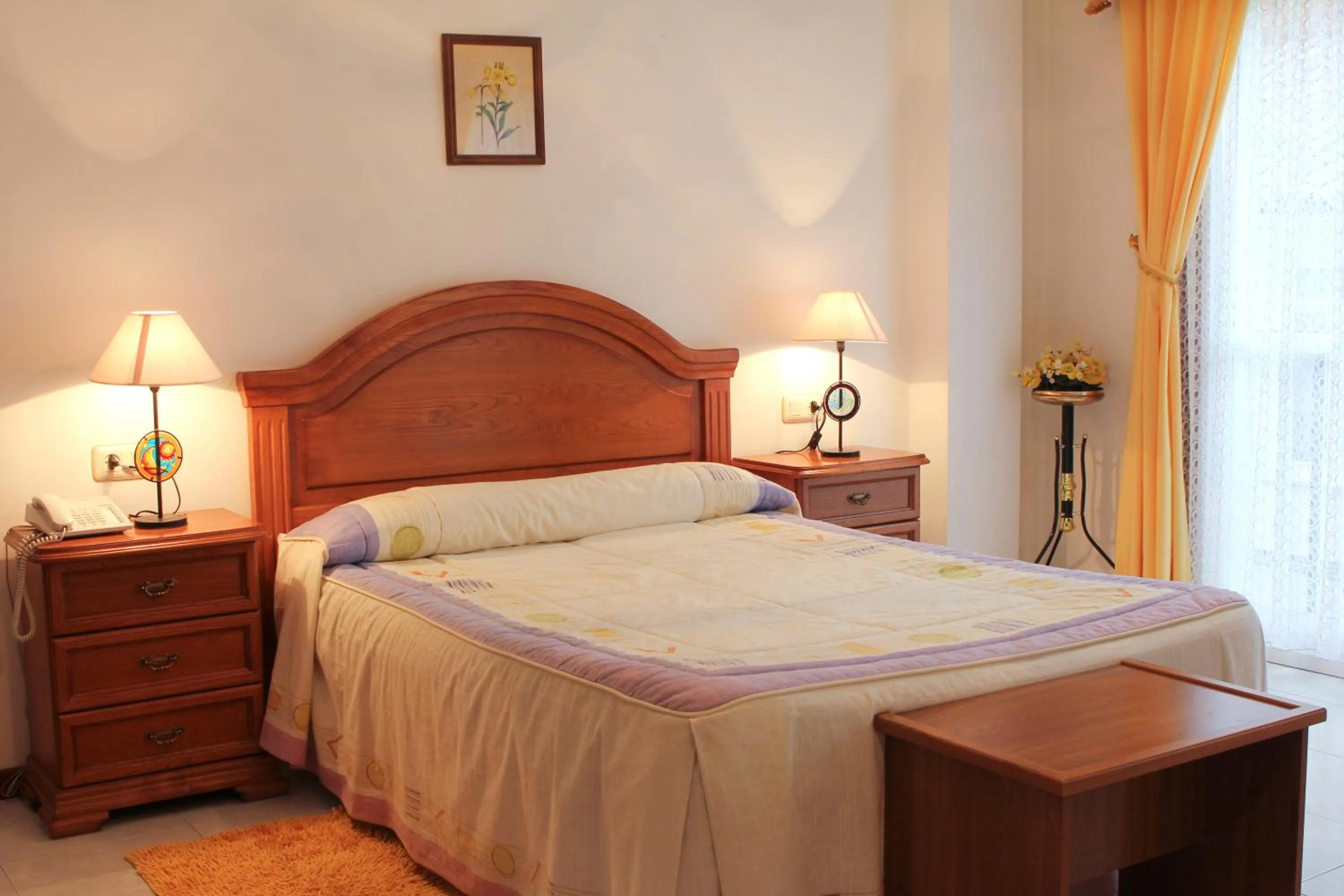 Day, Bed in Hotel Restaurante Xaneiro