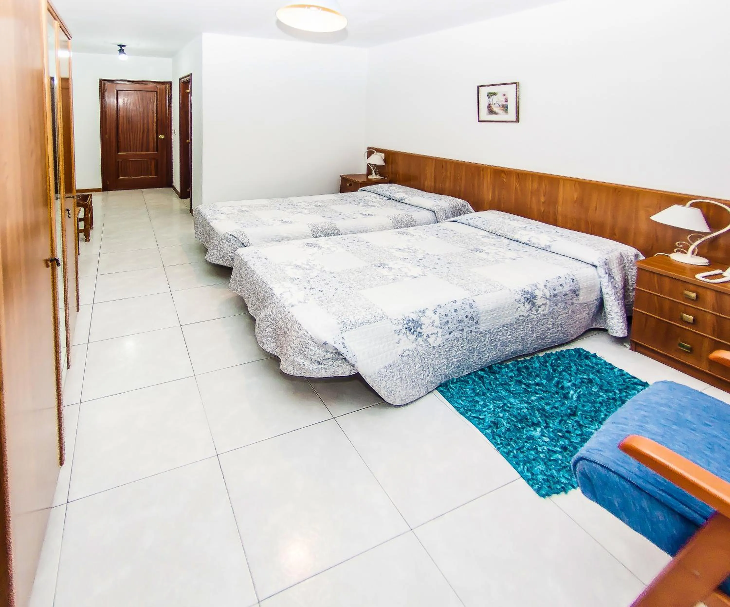 Bed in Hotel Restaurante Xaneiro