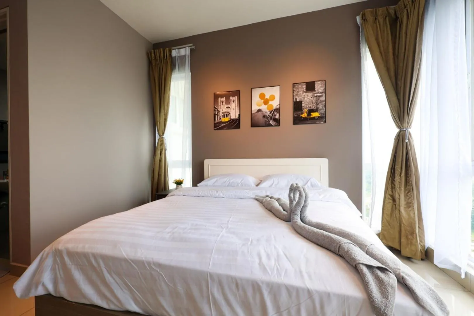 Bed in Luxury Homestay Cyberjaya Putrajaya Vision Residence #IOICityMall