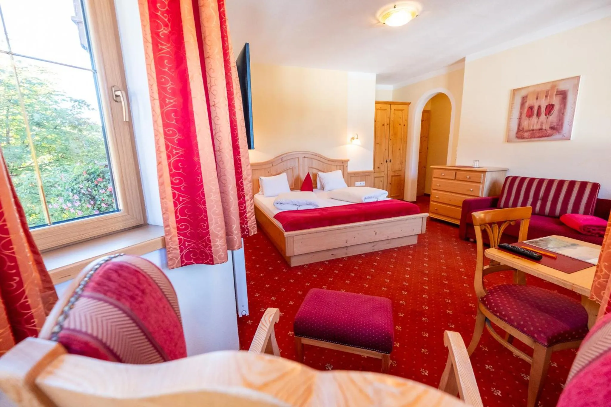 Bedroom, Bed in Hotel Rietzer Hof