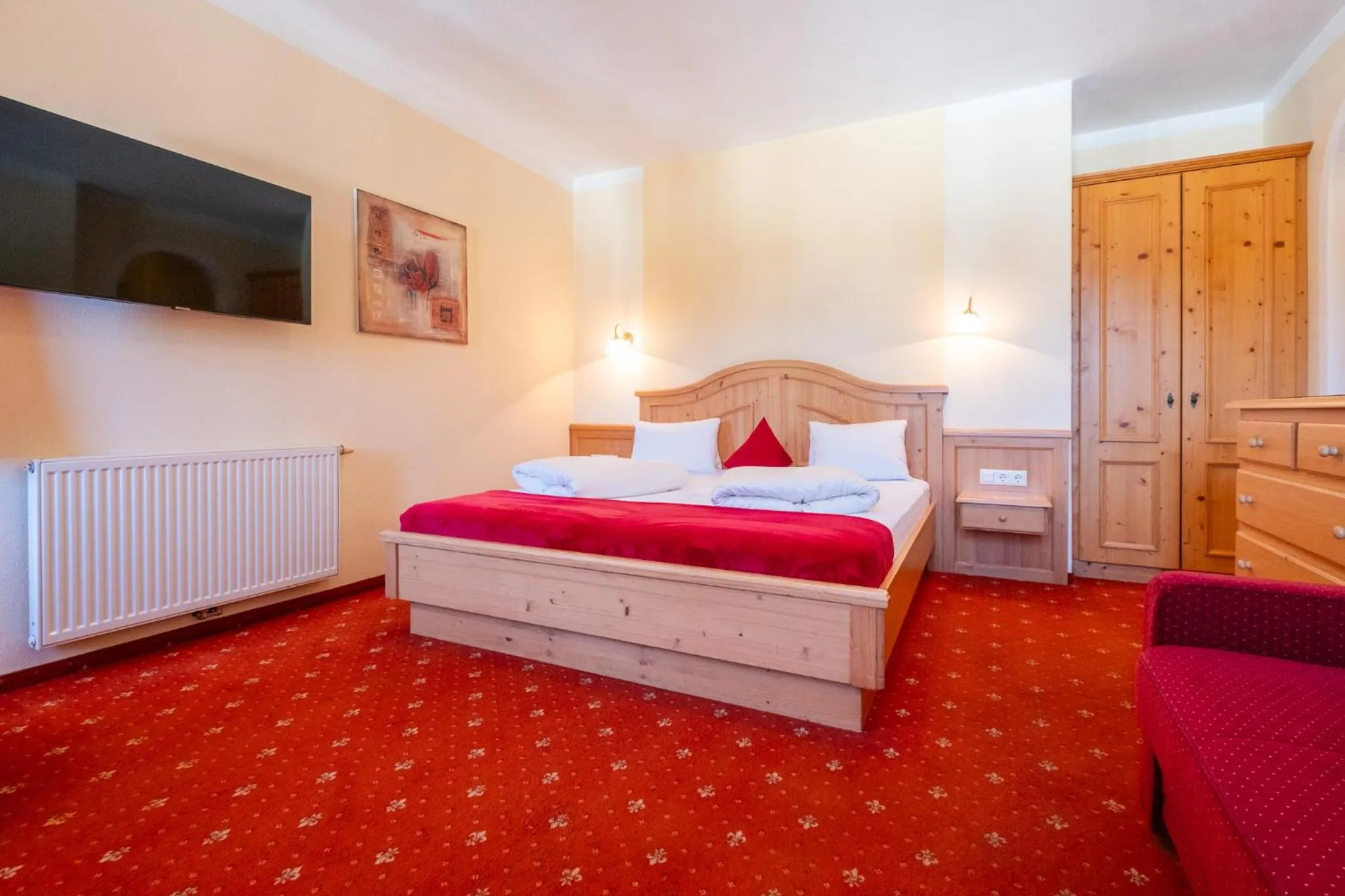 Bedroom, Bed in Hotel Rietzer Hof