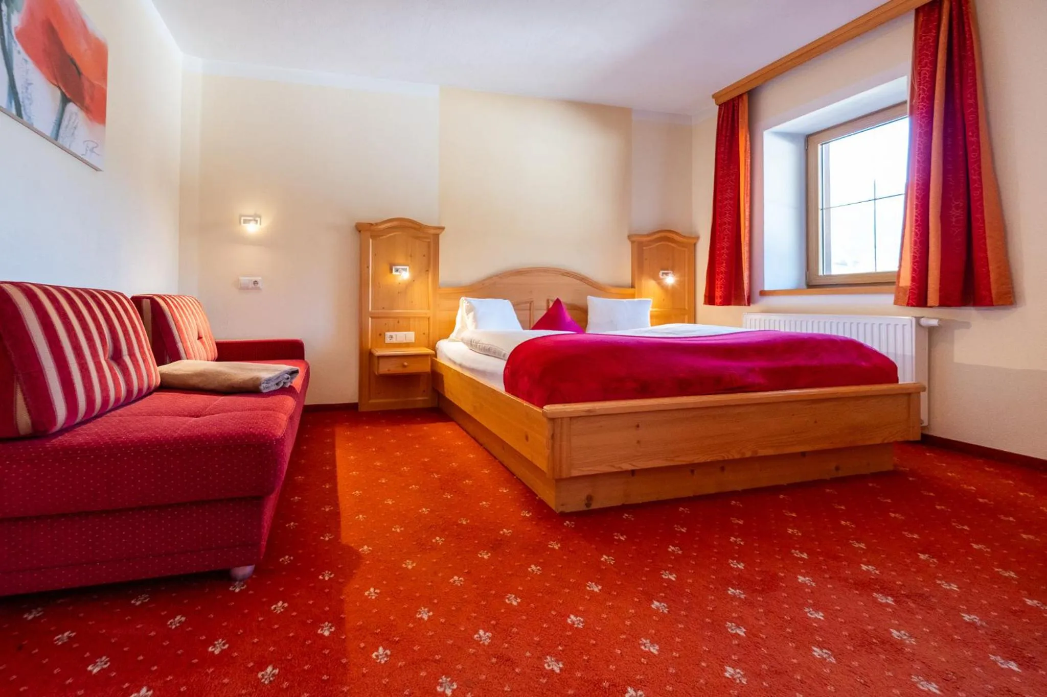 Bedroom, Bed in Hotel Rietzer Hof