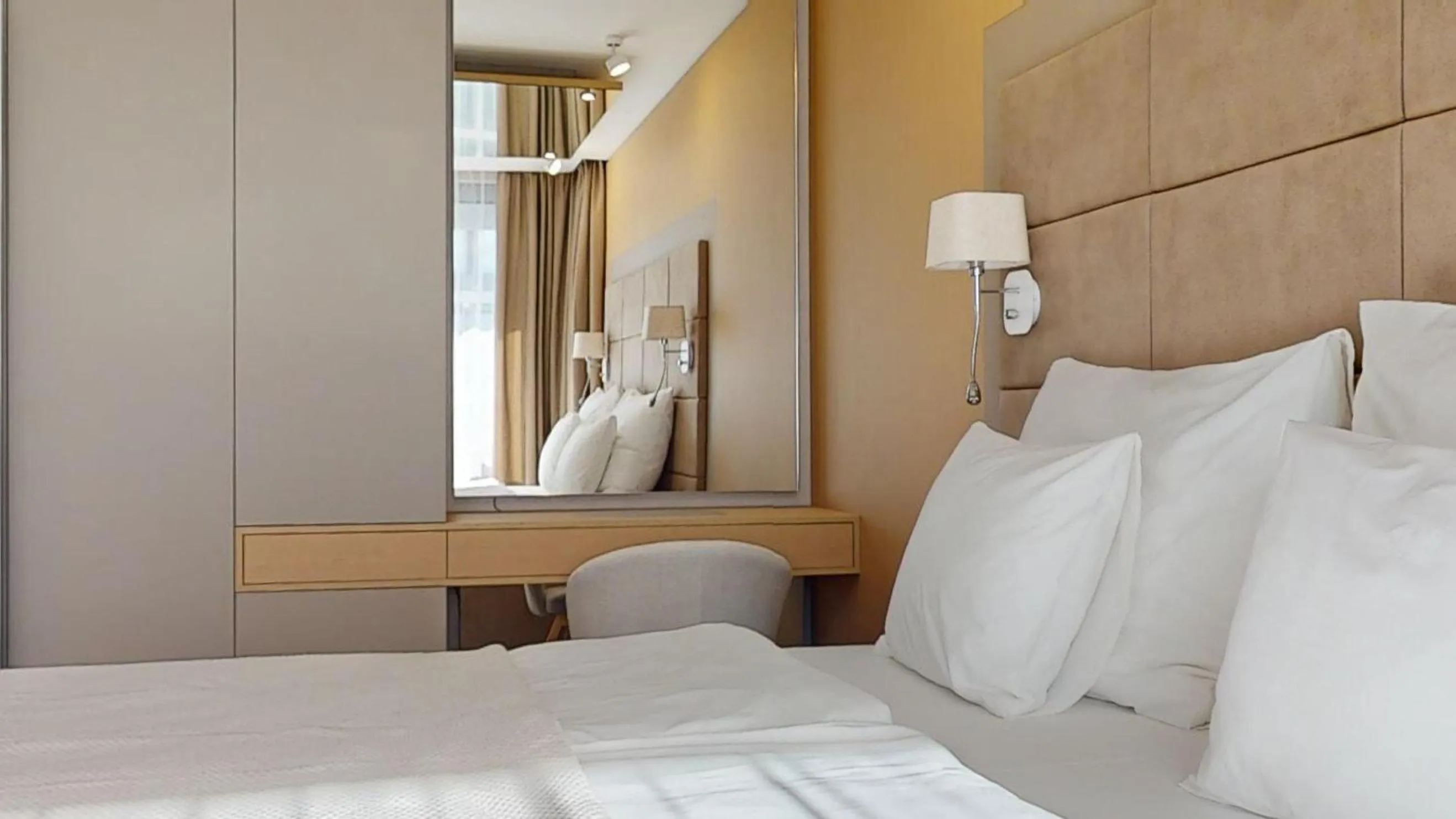 Bedroom, Bed in Eurovea Tower Apartments