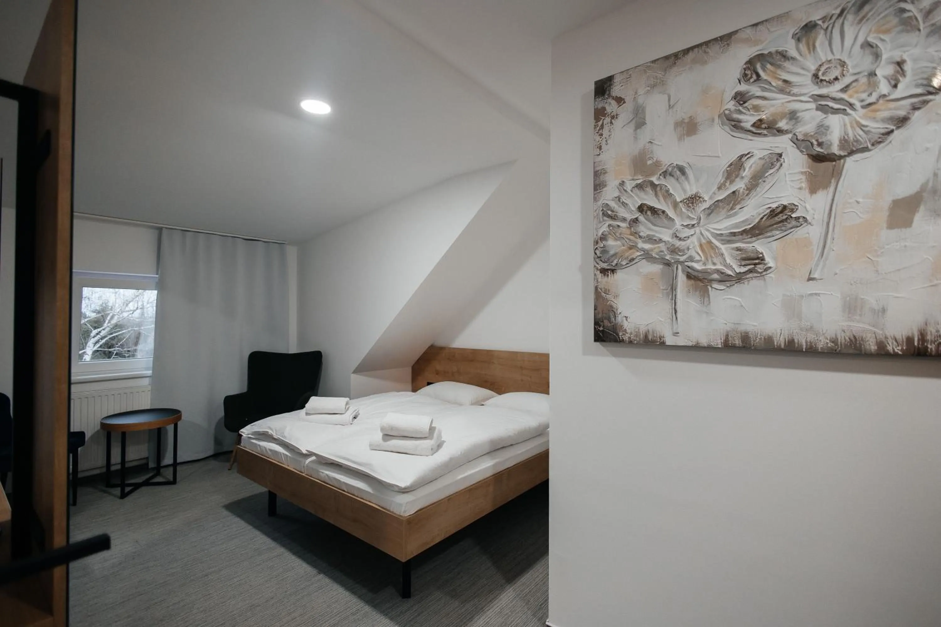 Bed in Golden Golem hotel & Spa