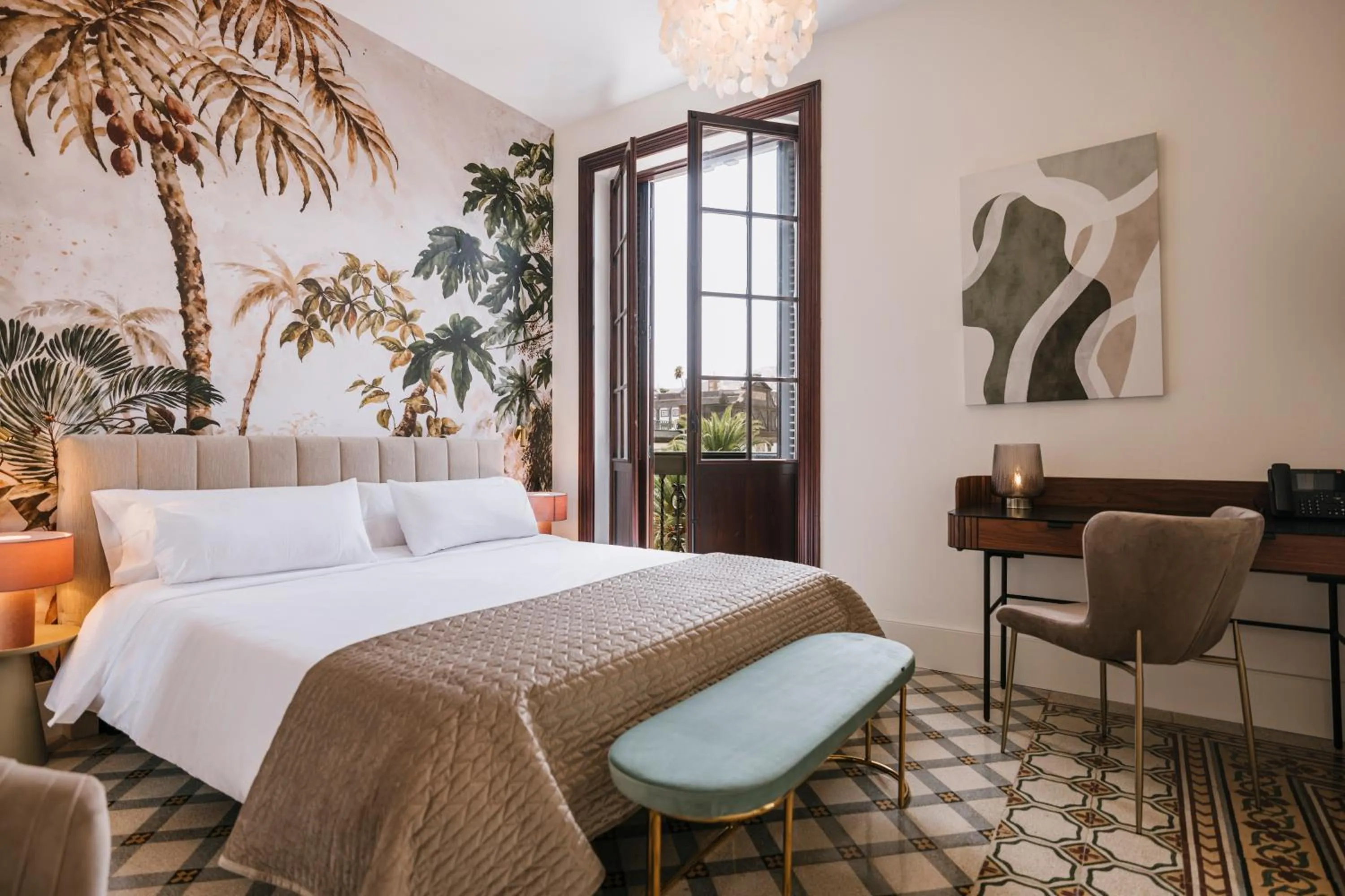 Shower, Bed in MASANET Emblematic Hotels - Adults Only