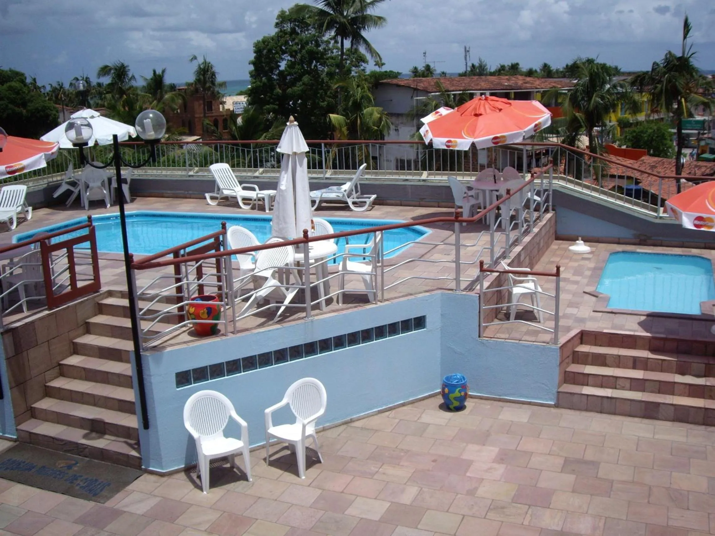 Swimming pool in Pousada Recifes de Corais