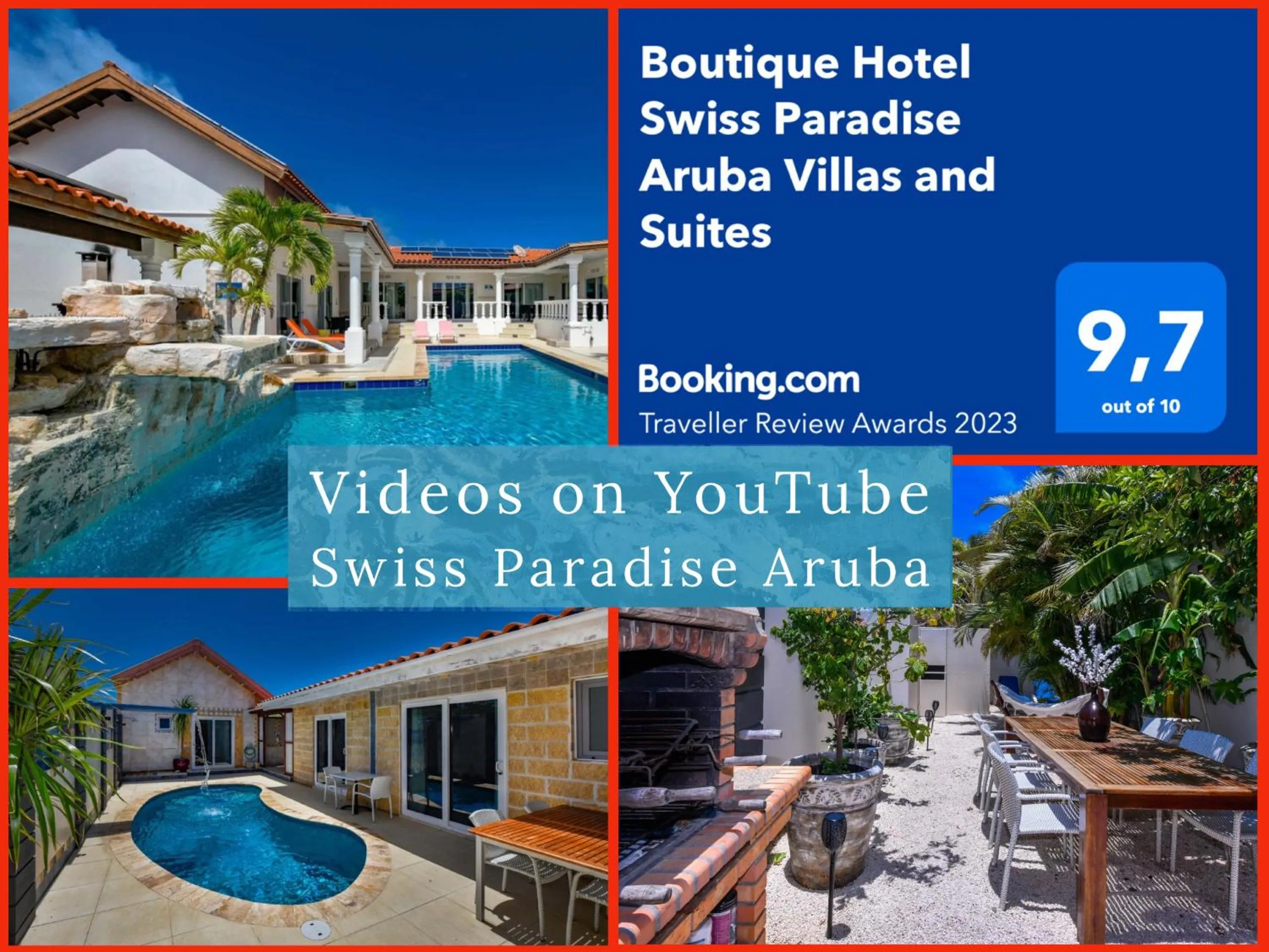 Certificate/Award in Boutique Hotel Swiss Paradise Aruba Villas and Suites