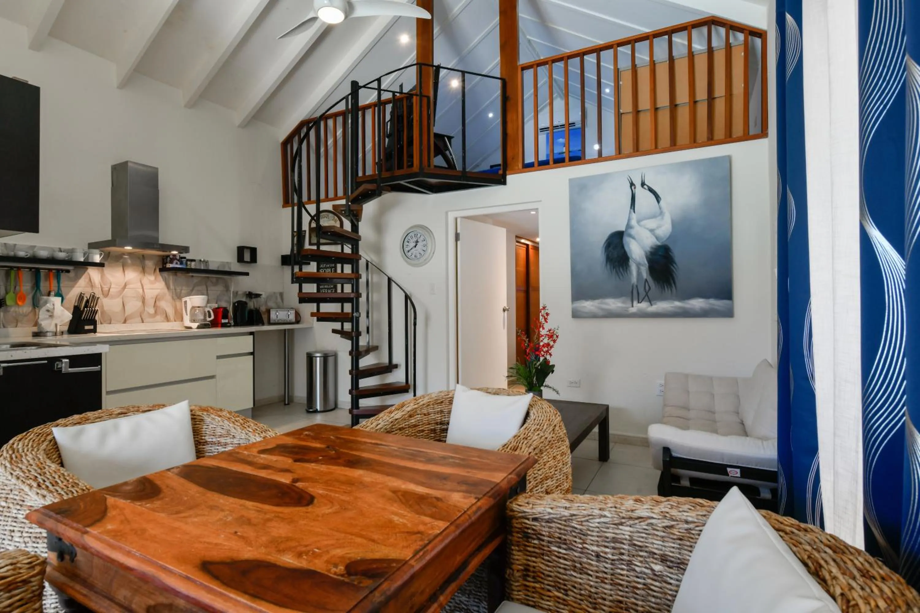 Living room in Boutique Hotel Swiss Paradise Aruba Villas and Suites