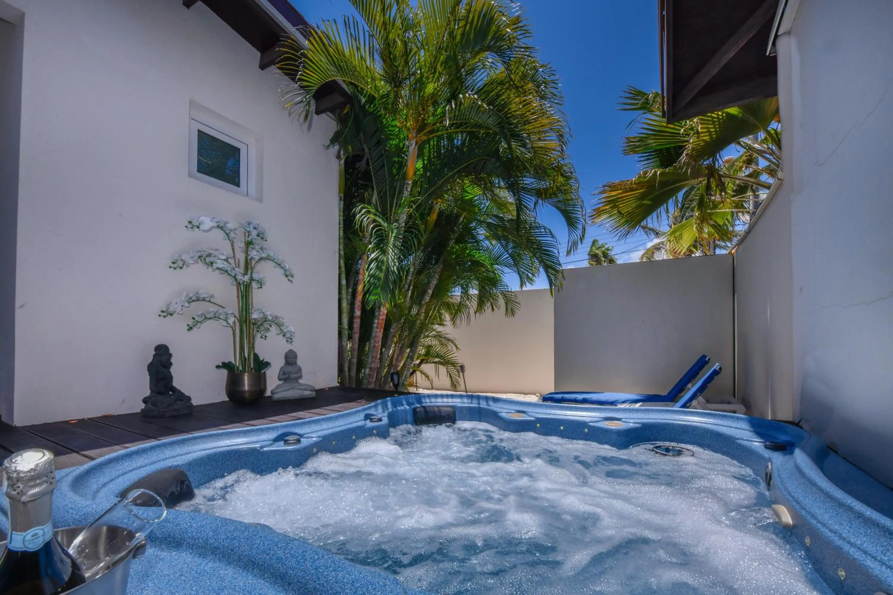 Garden in Boutique Hotel Swiss Paradise Aruba Villas and Suites