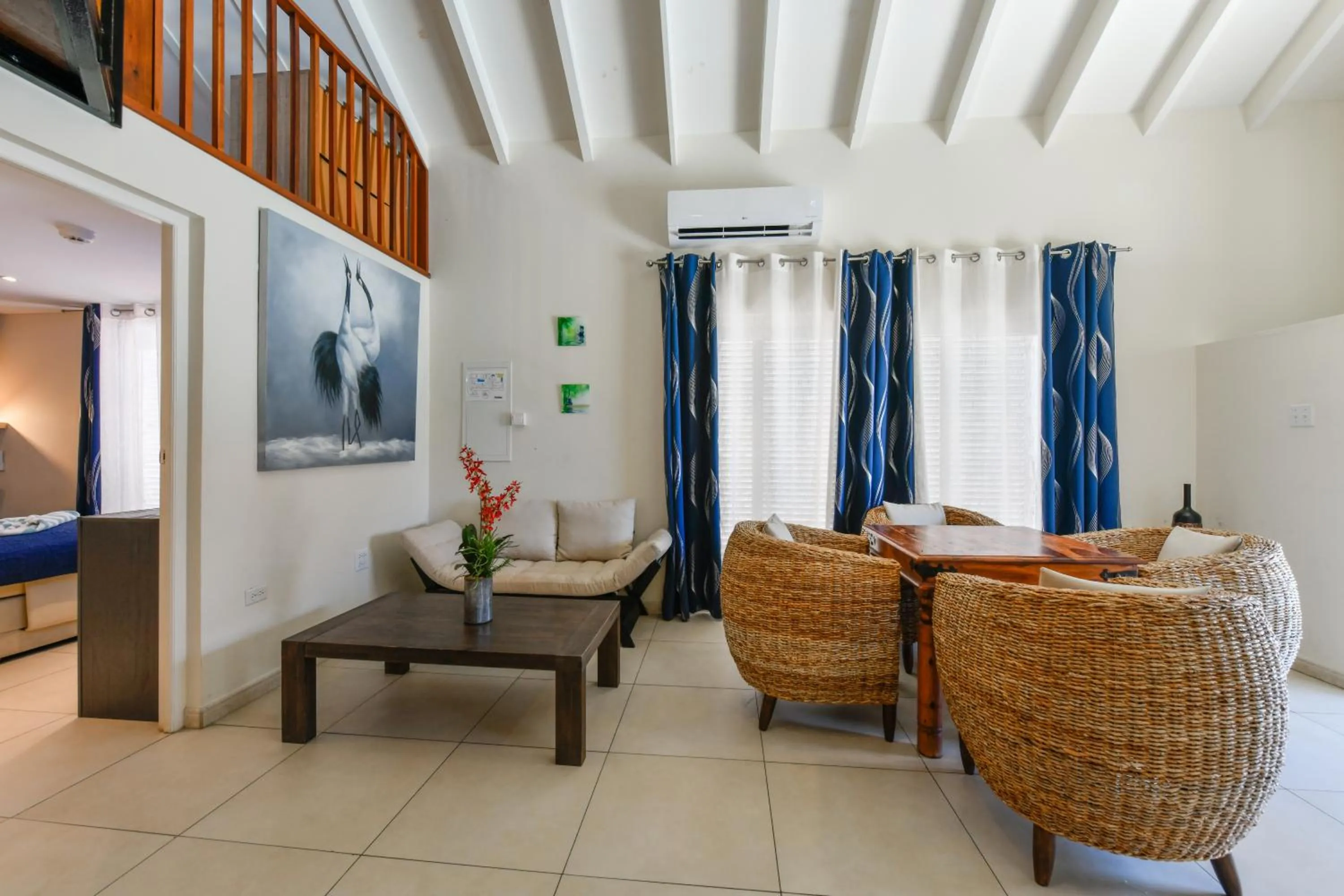 Living room in Boutique Hotel Swiss Paradise Aruba Villas and Suites