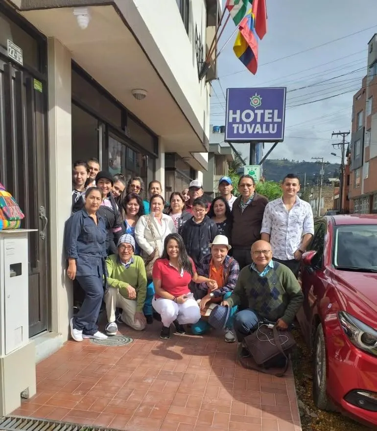 Family in Hotel Tuvalu
