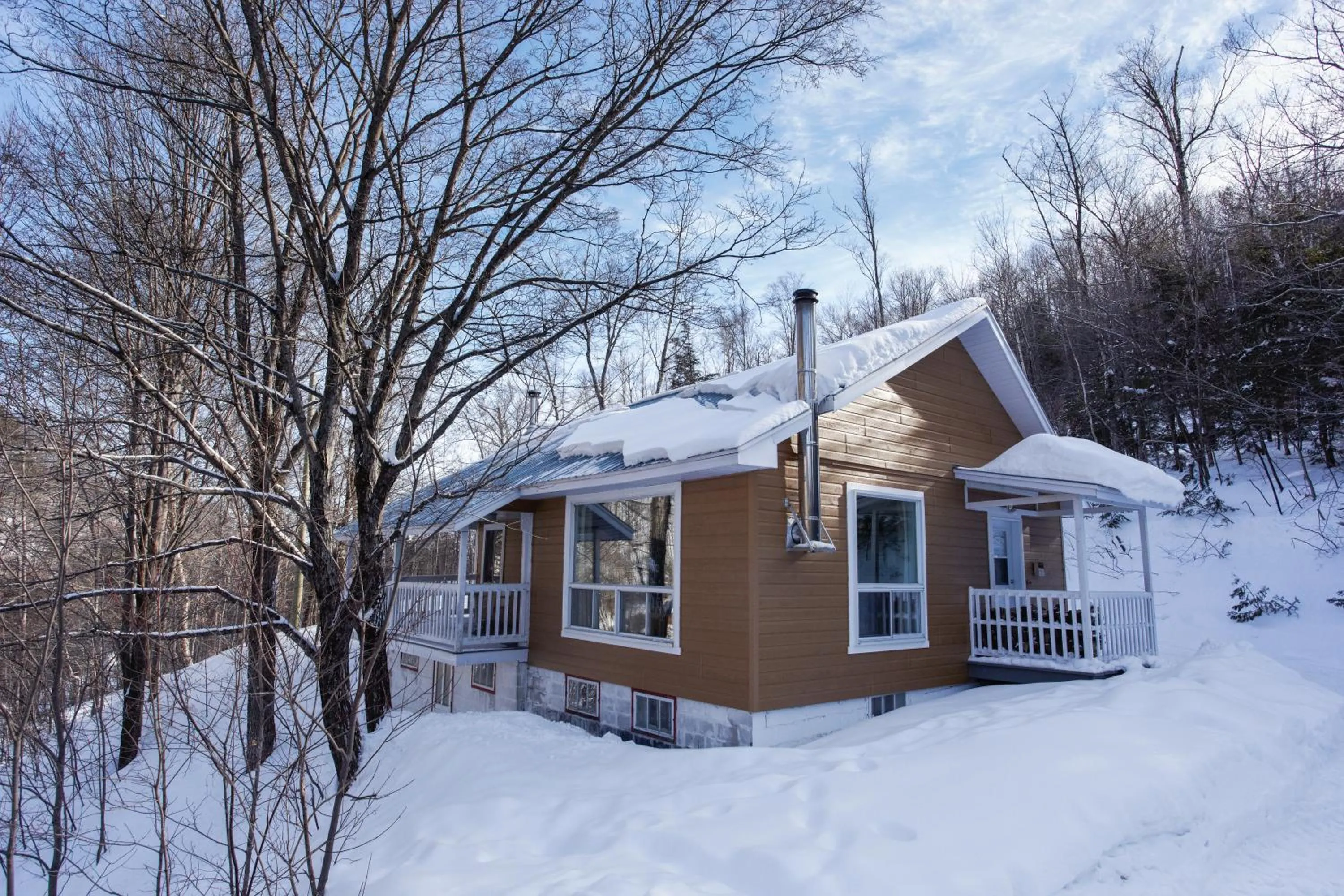 Winter in Chalets Lanaudière