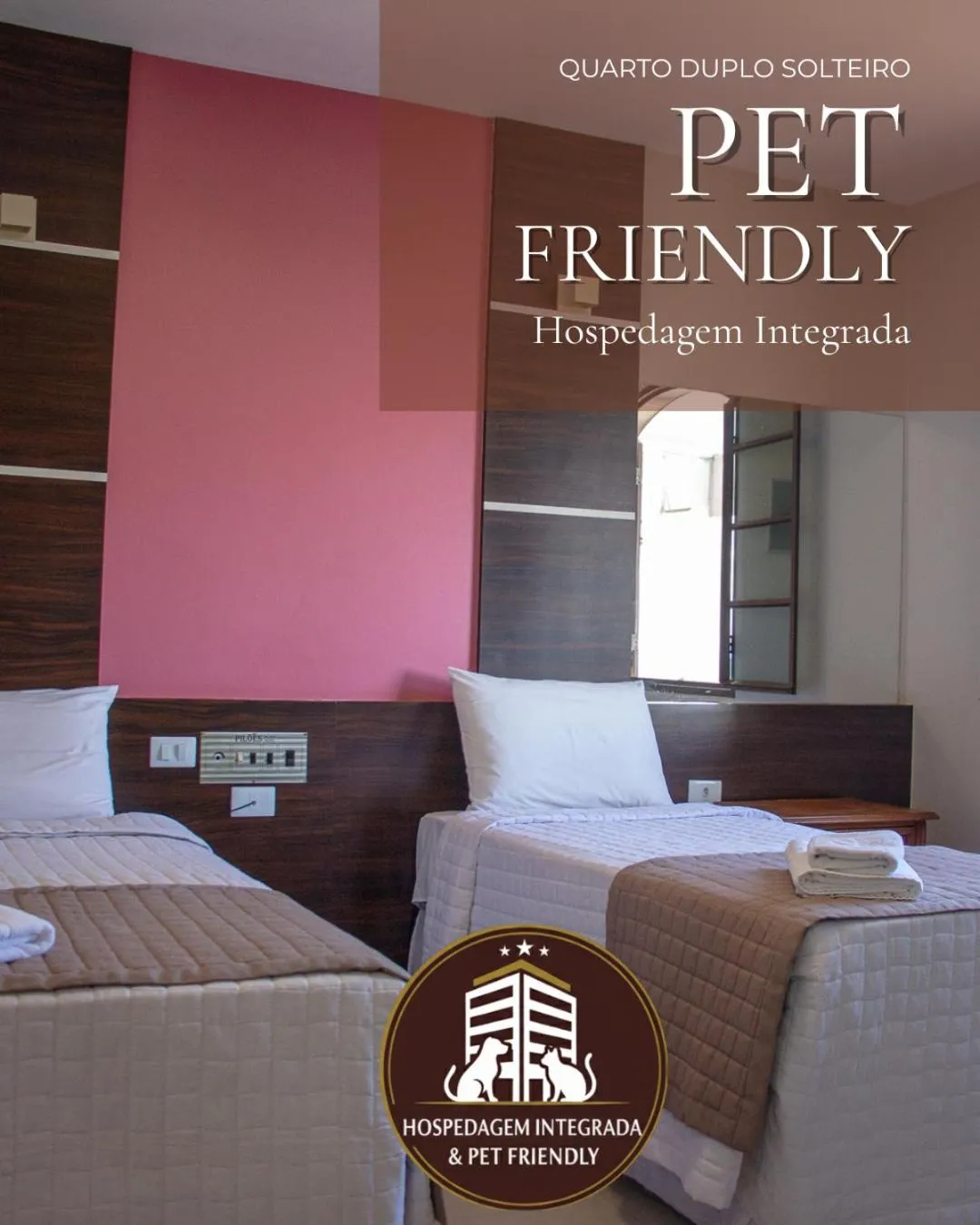 Bed in Piloes Palace Hotel