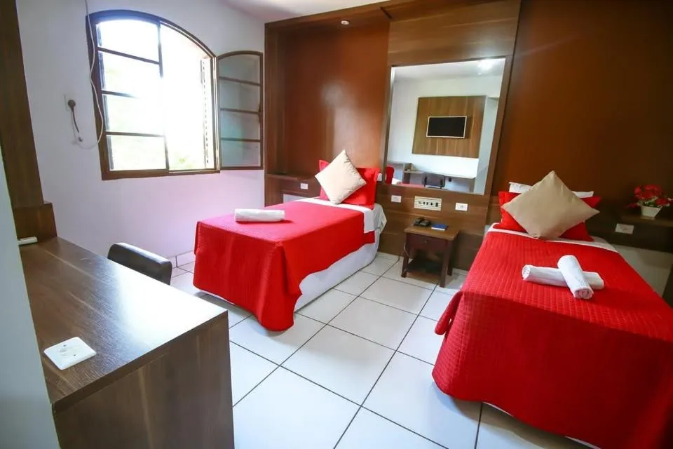 Bed in Piloes Palace Hotel