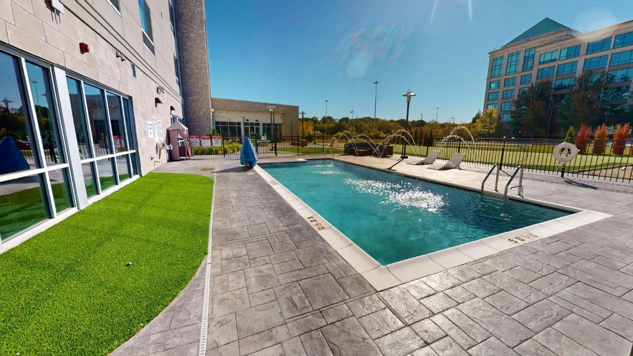 Swimming pool in Holiday Inn Express & Suites Chicago Schaumburg by IHG