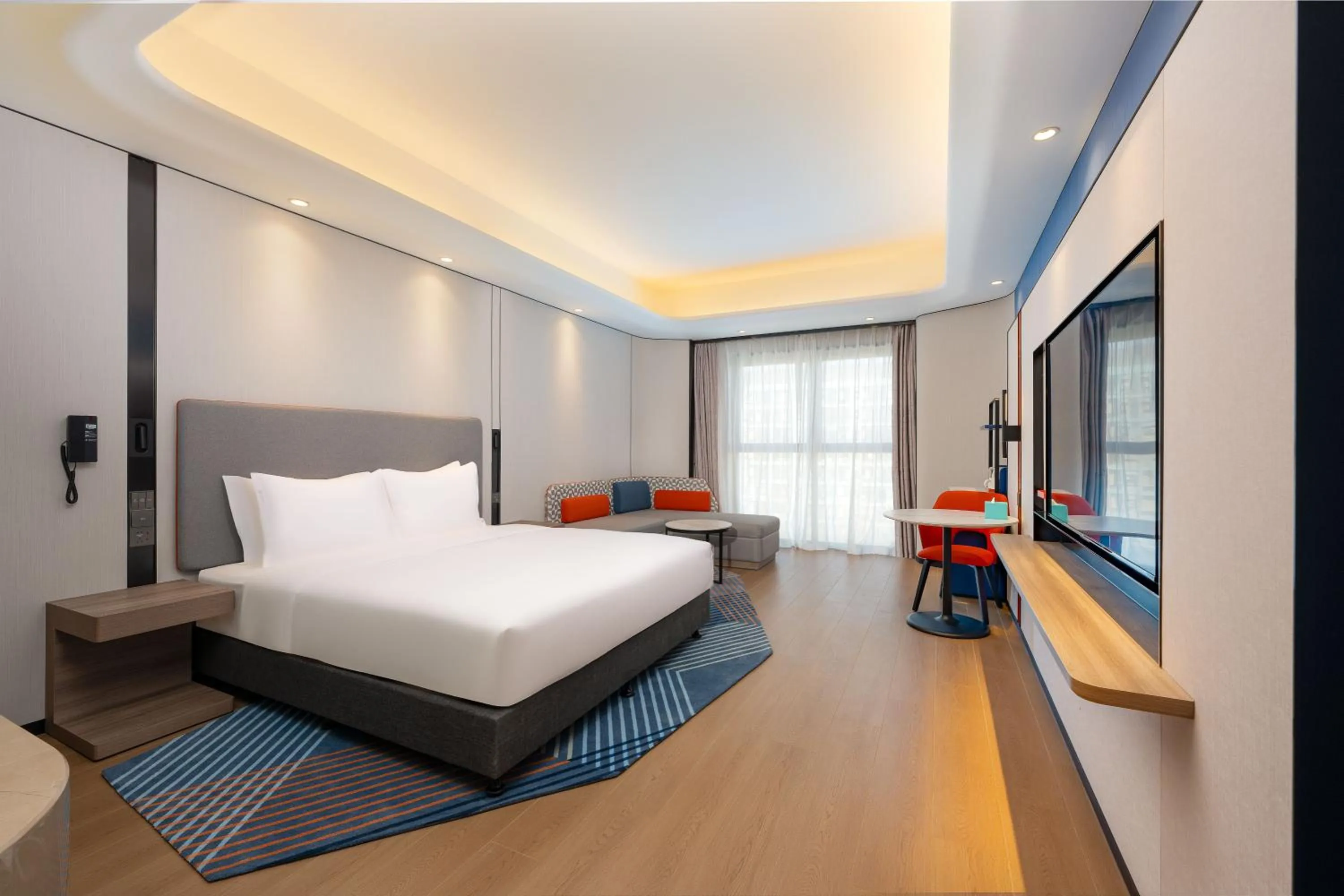 Photo of the whole room, Bed in Holiday Inn Express Beijing Conference Center by IHG