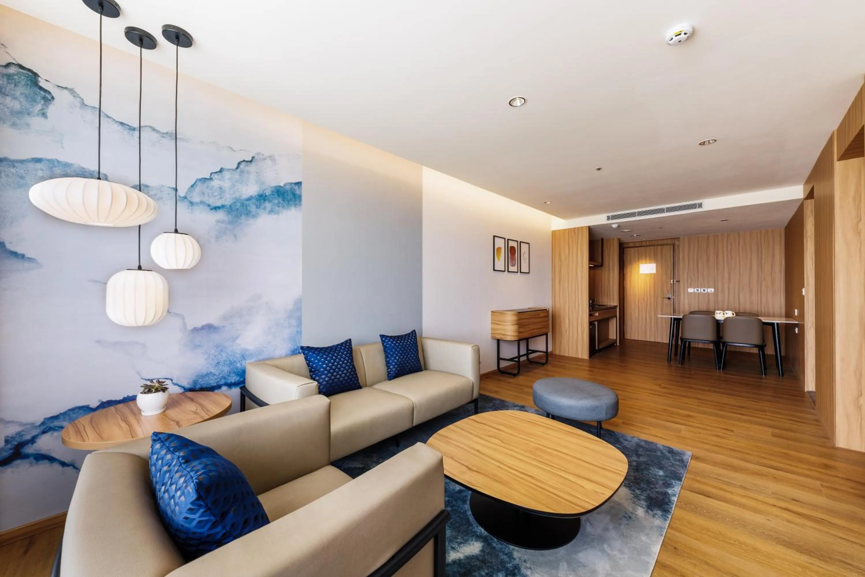 Living room in voco Chiayi by IHG