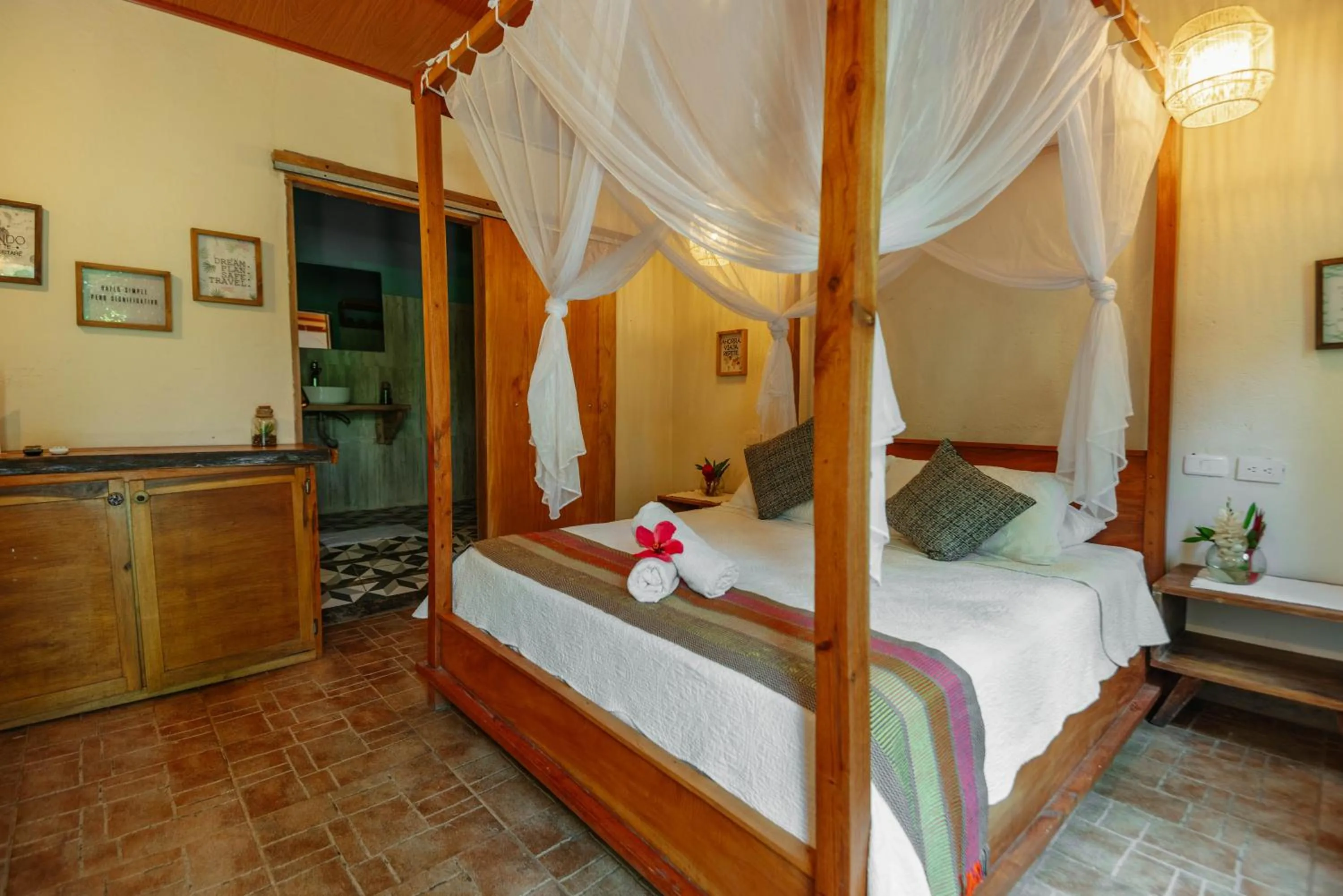 Bed in Finca Escondida