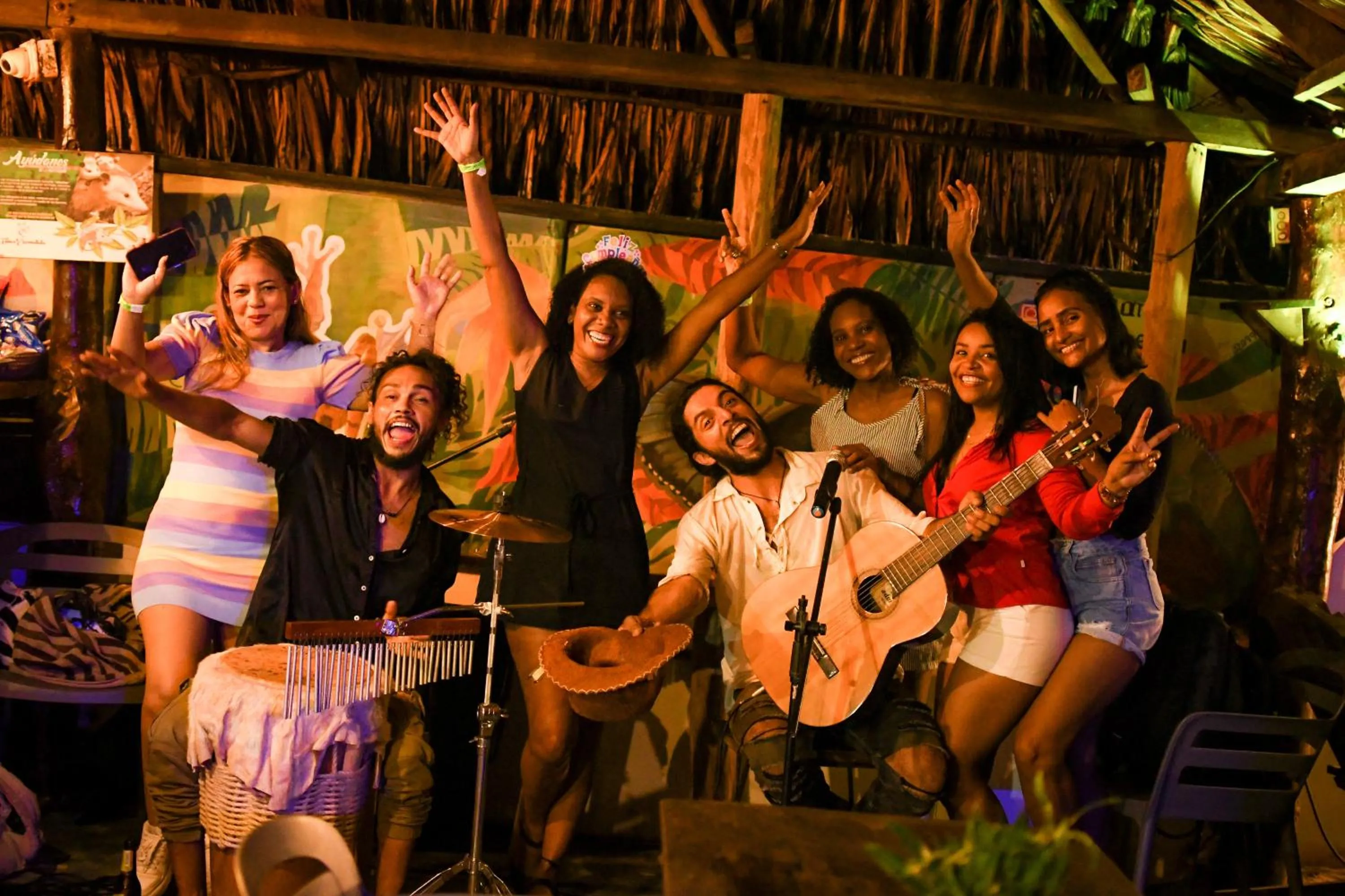 People in Finca Escondida