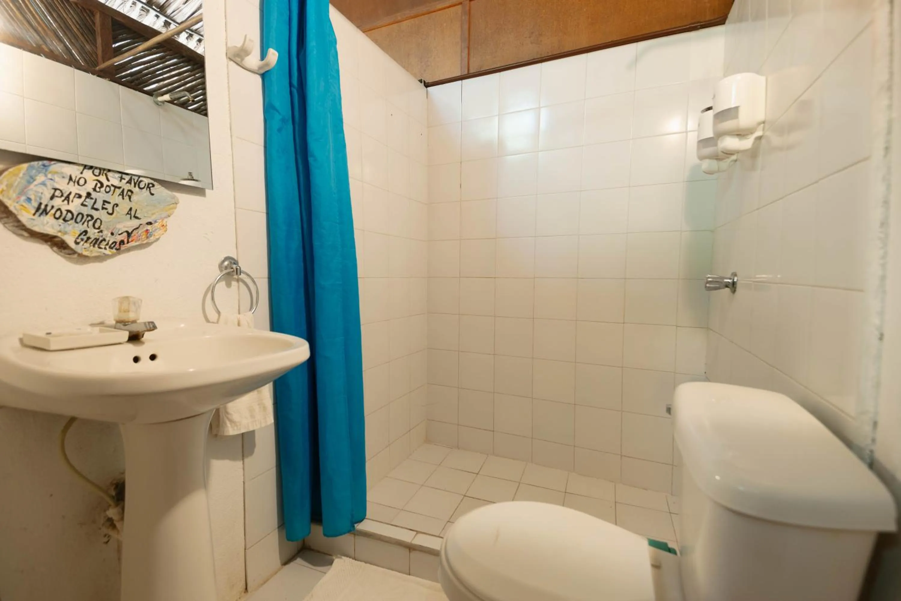 Shower in Finca Escondida